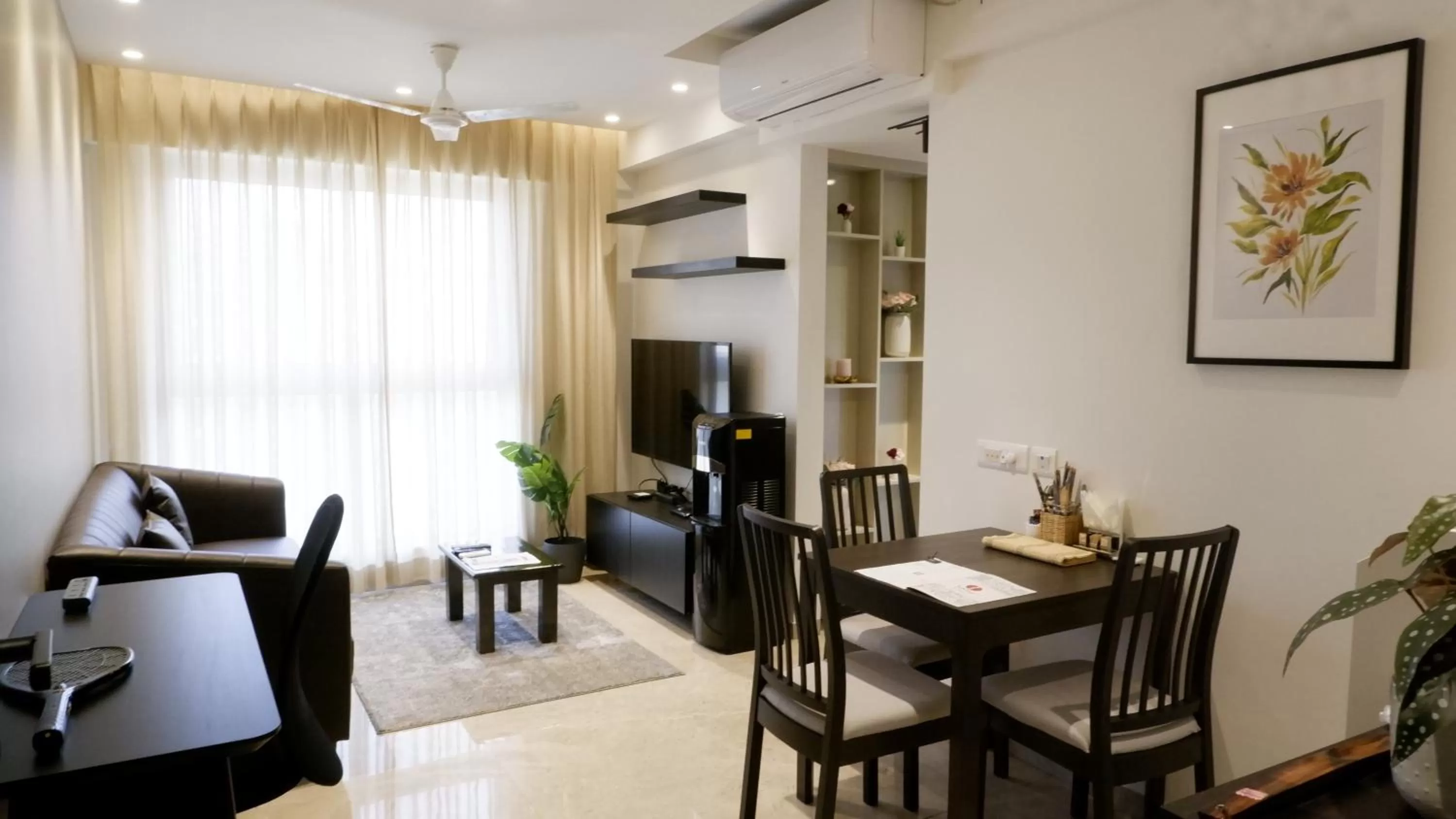 Living room in RELOhomes Serviced Apartment
