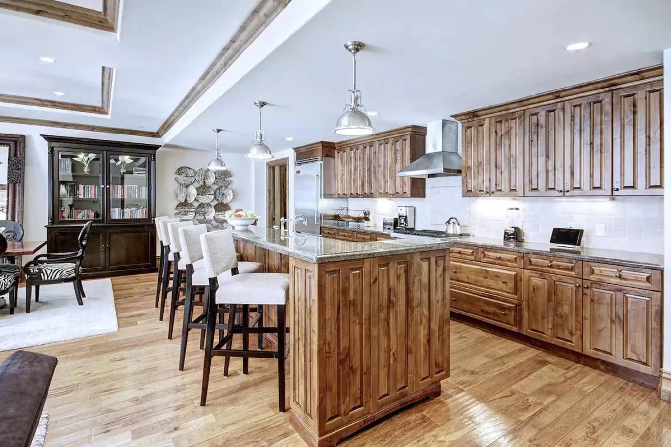 Kitchen or kitchenette in The Arrabelle at Vail Square, a RockResort, by Vail Resorts