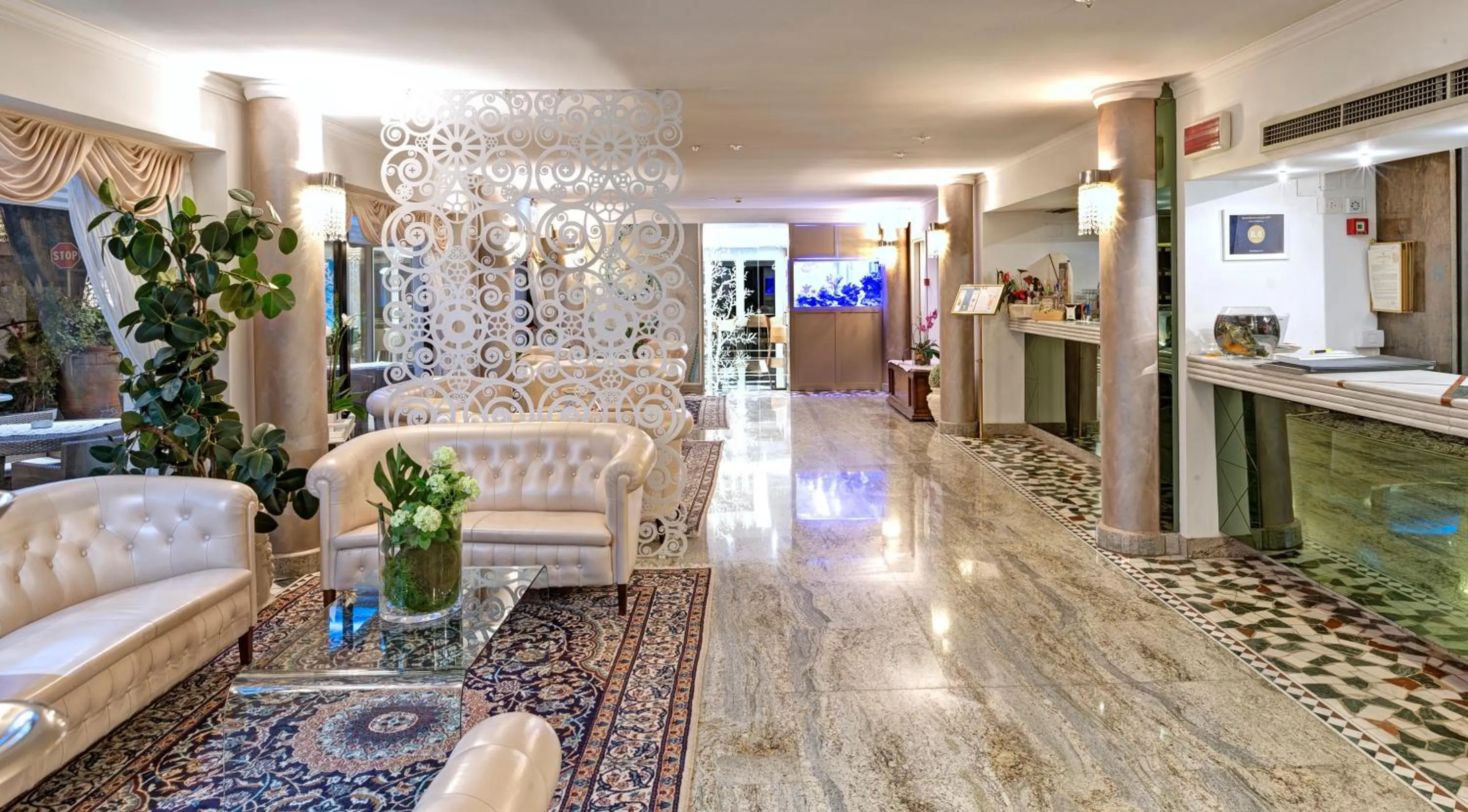 Lobby or reception in Hotel Feldberg