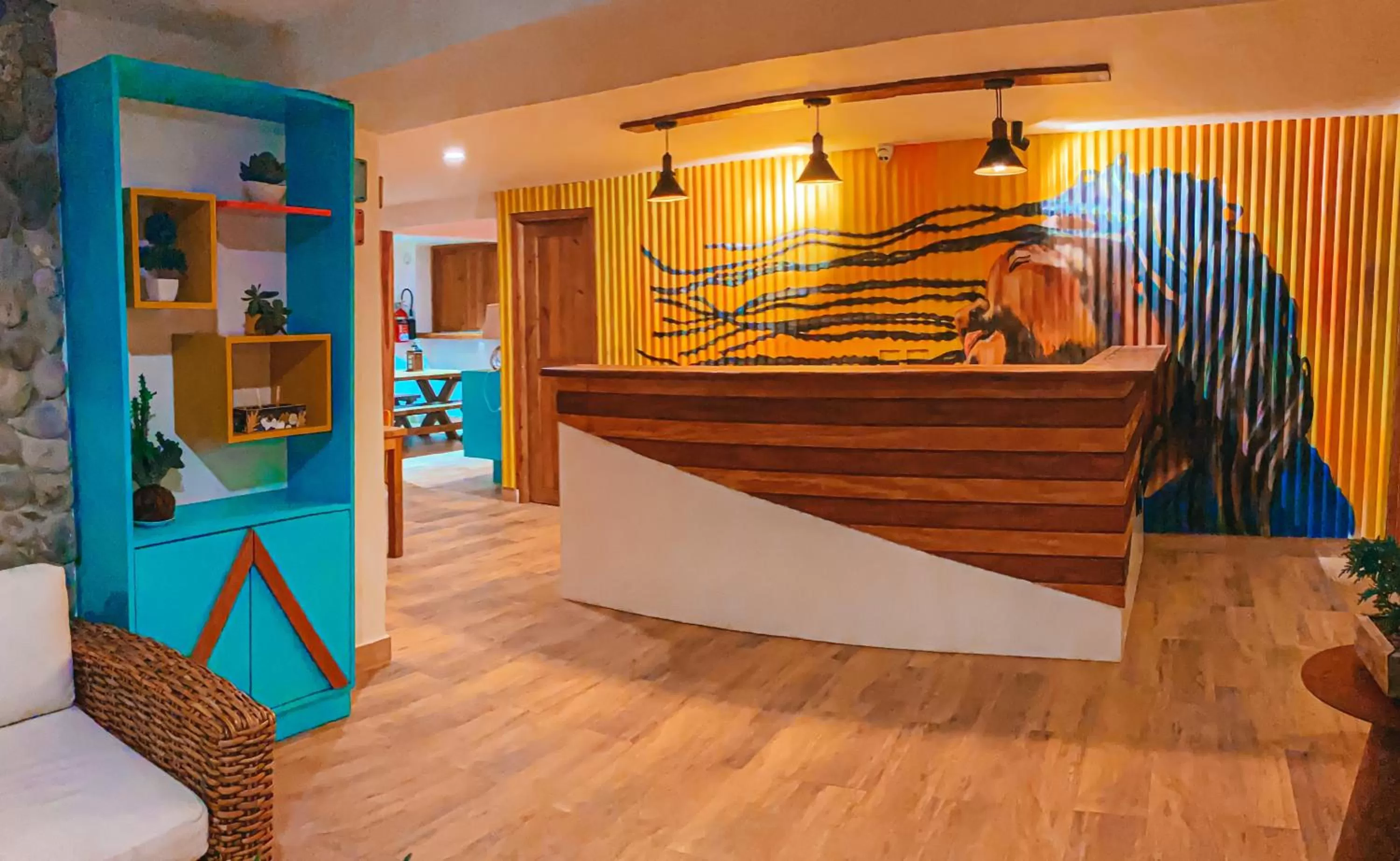 Lobby or reception in In Di House of Reggae Boutique