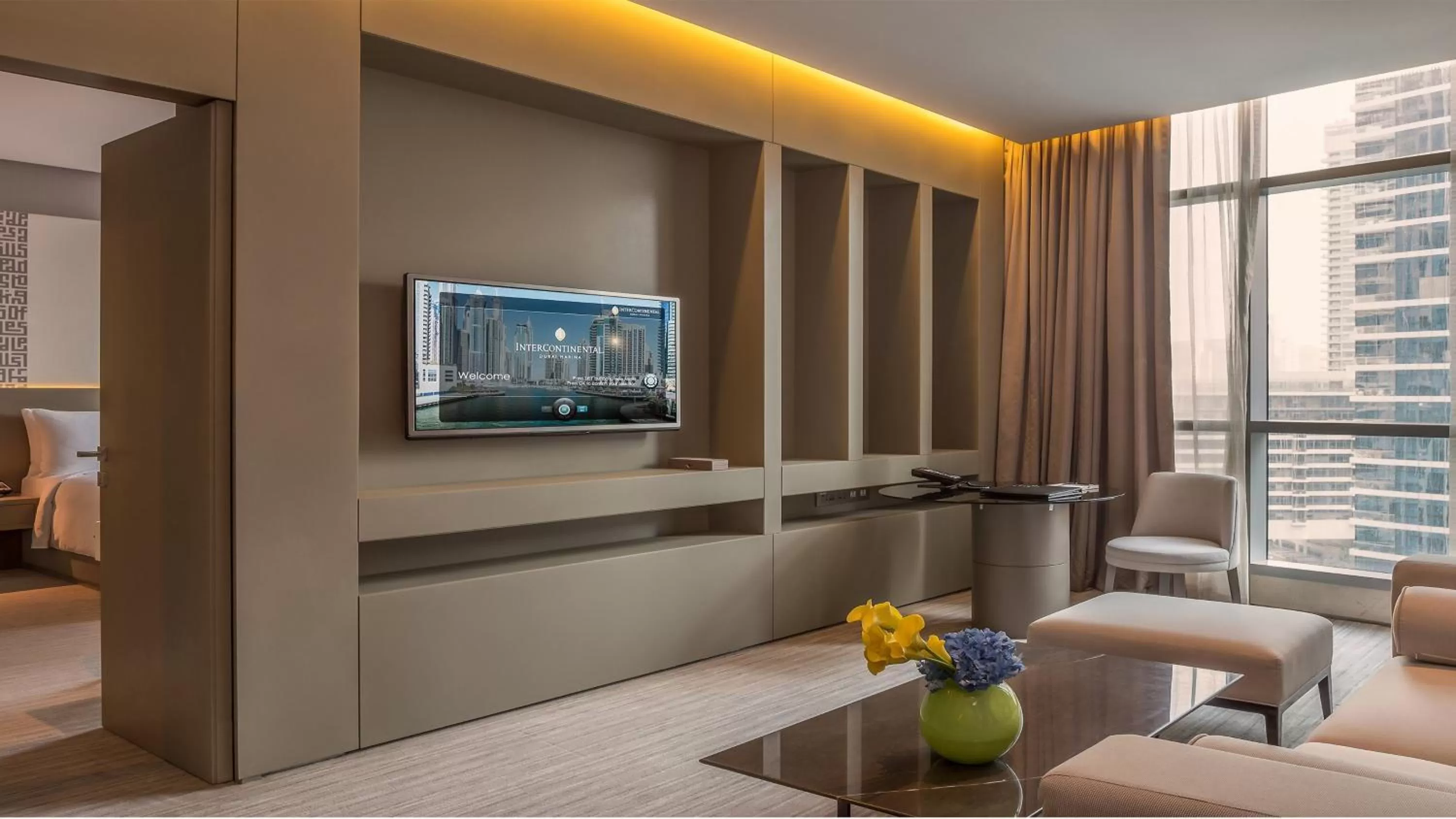 Photo of the whole room in InterContinental Dubai Marina by IHG