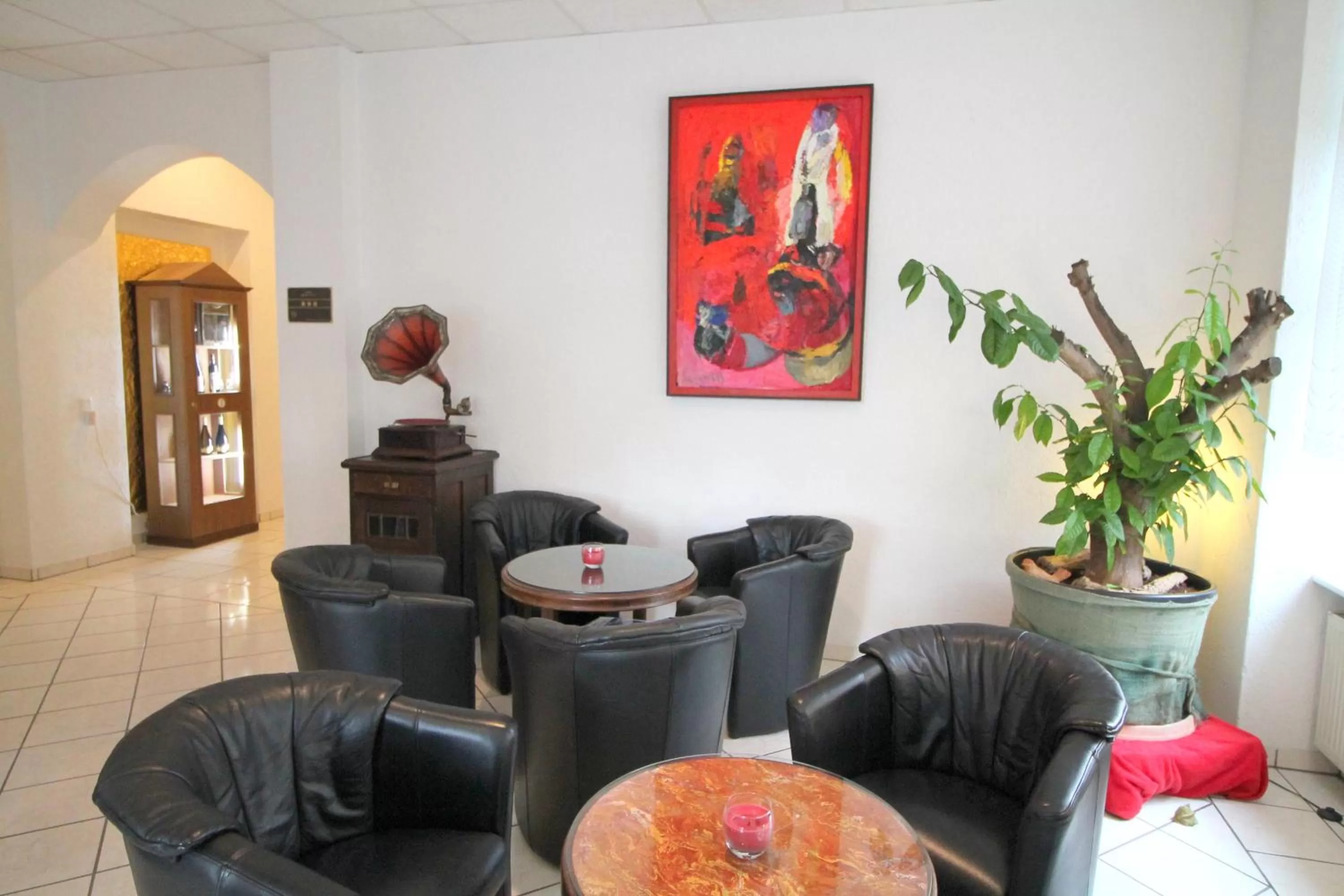 Lobby or reception in Hotel Burgk