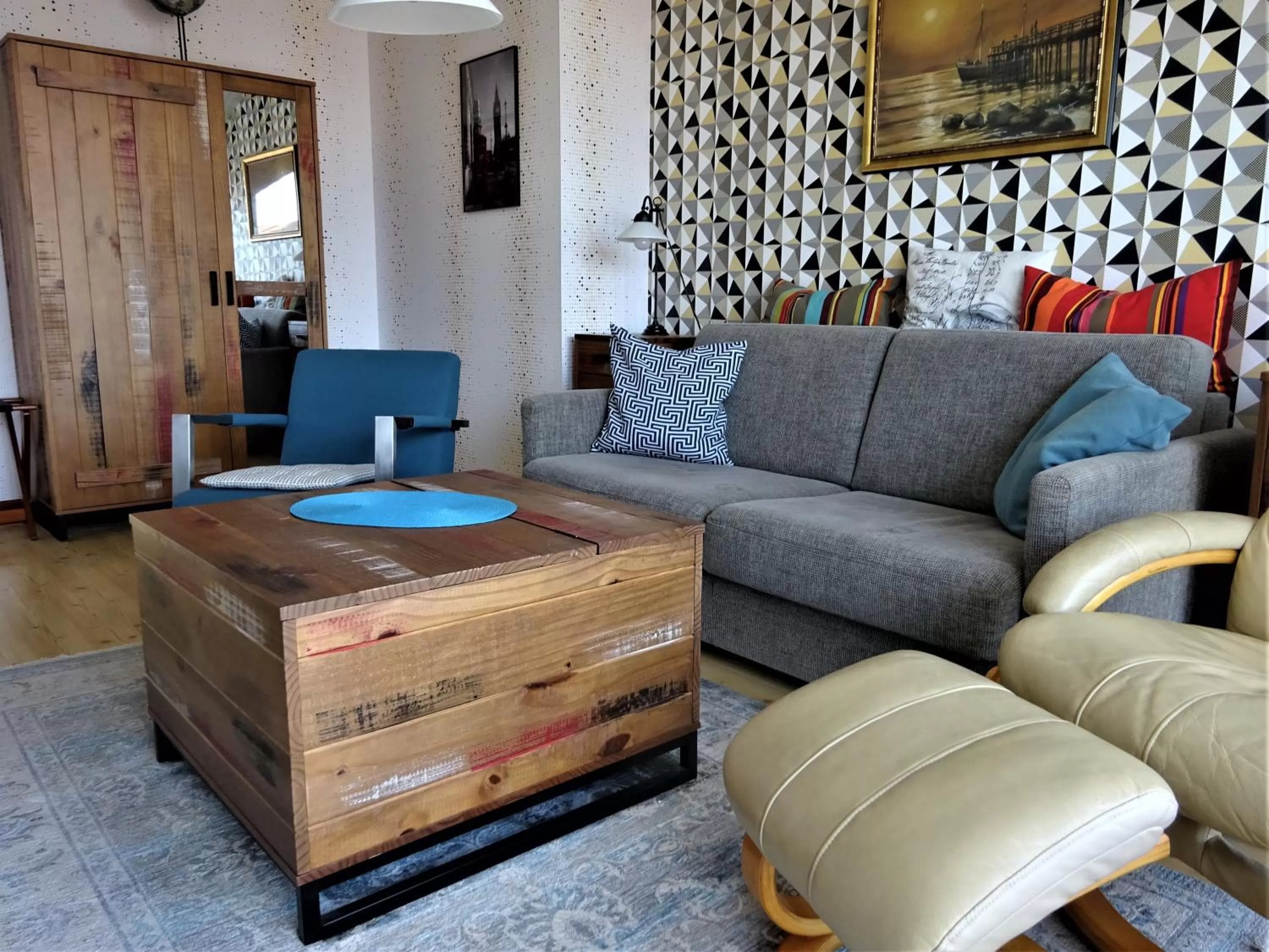 Living room in Pension Zur Fährbrücke