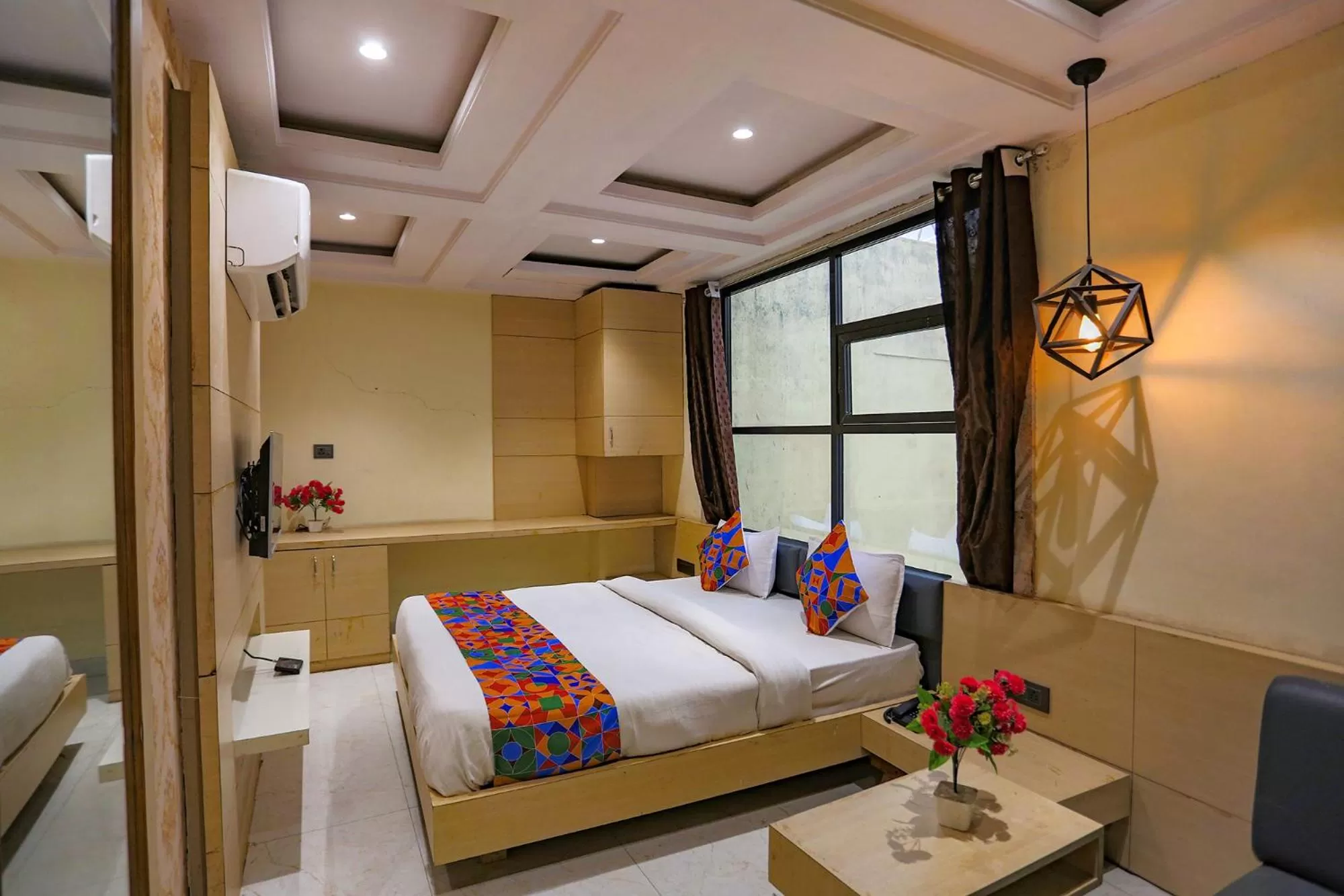 Bed in FabHotel Sun Park