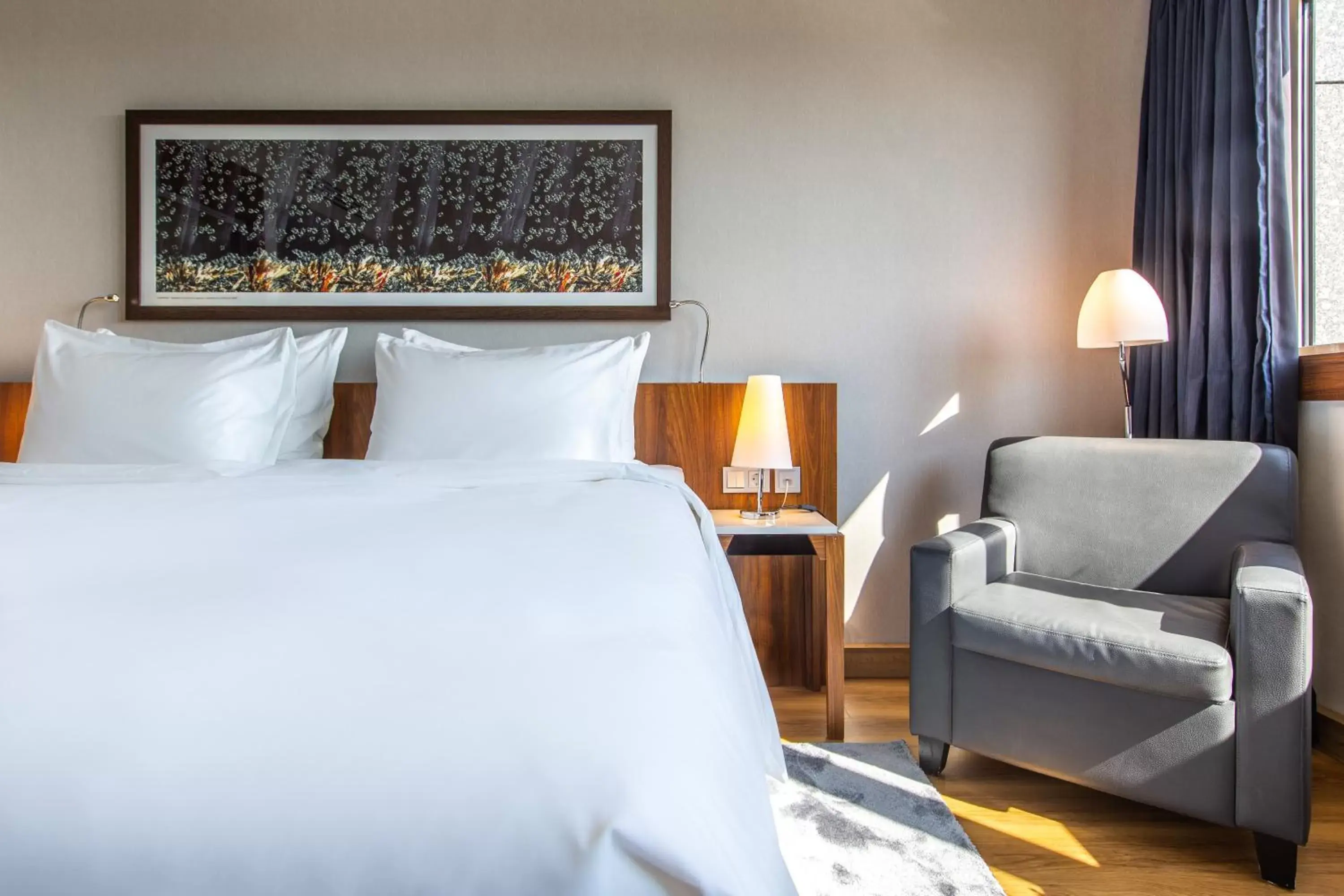 Superior Room with Panoramic View in Radisson Blu Hotel, Hamburg Superior Room with Panoramic View in Radisson Blu Hotel, Hamburg