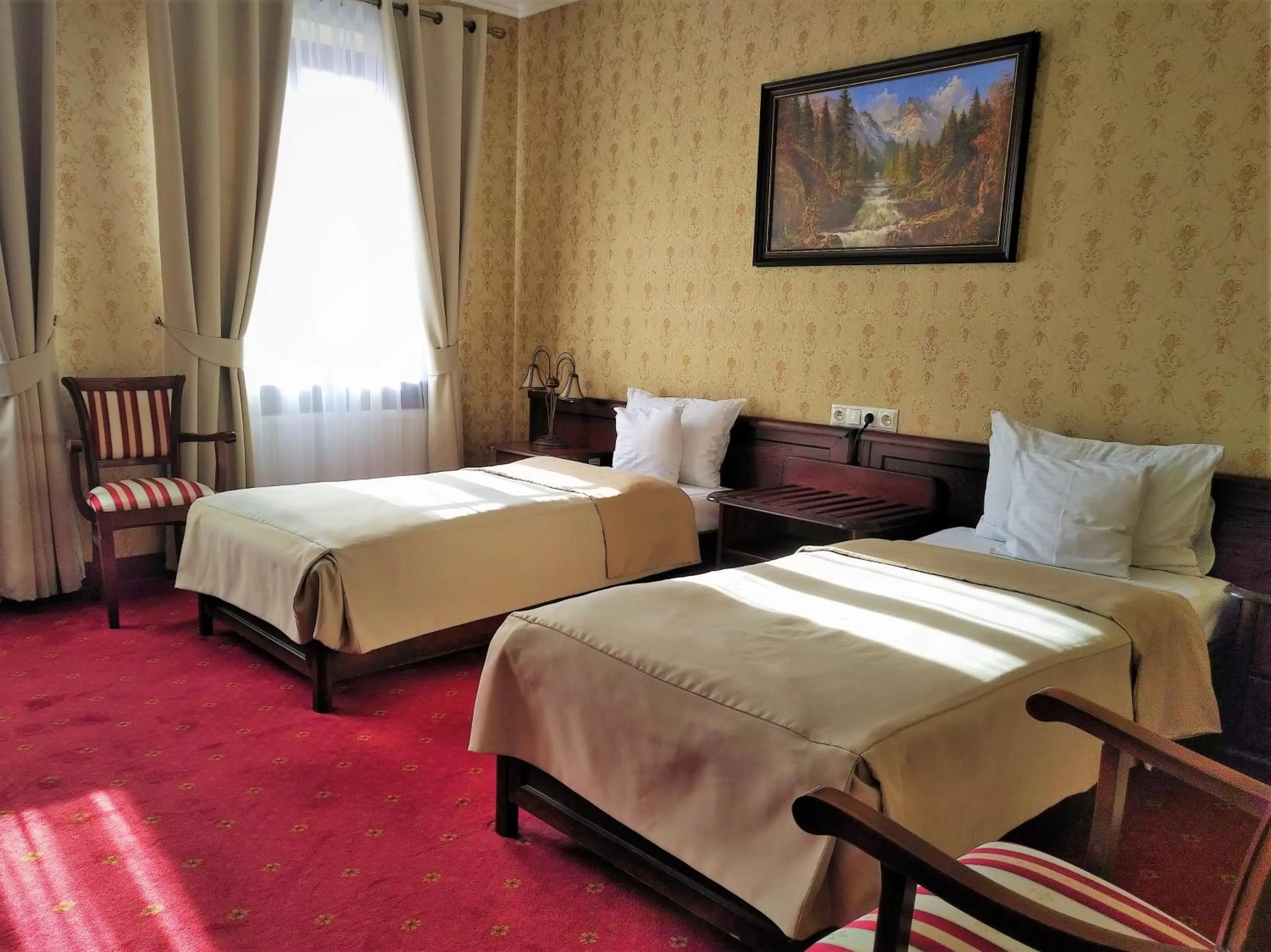 Bedroom, Bed in Hotel Sarmata Zespół Dworski