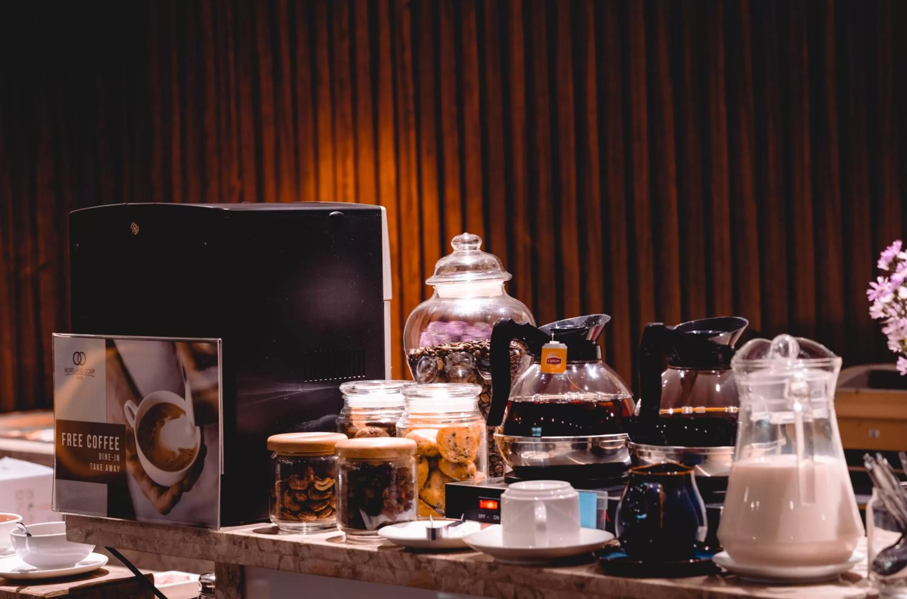 Buffet breakfast in Roseland Corp Hotel