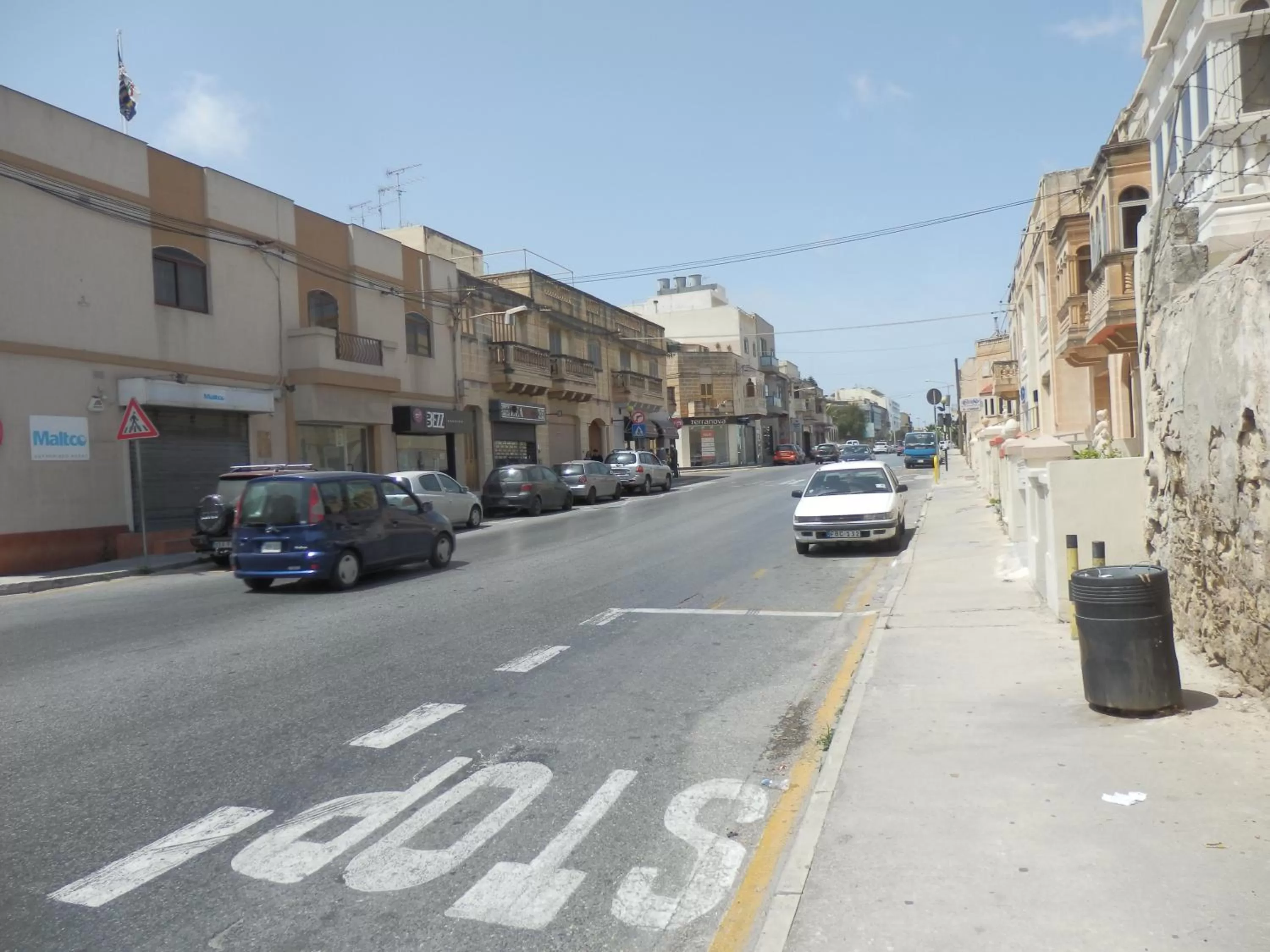 Street view in Black Gold Private Room