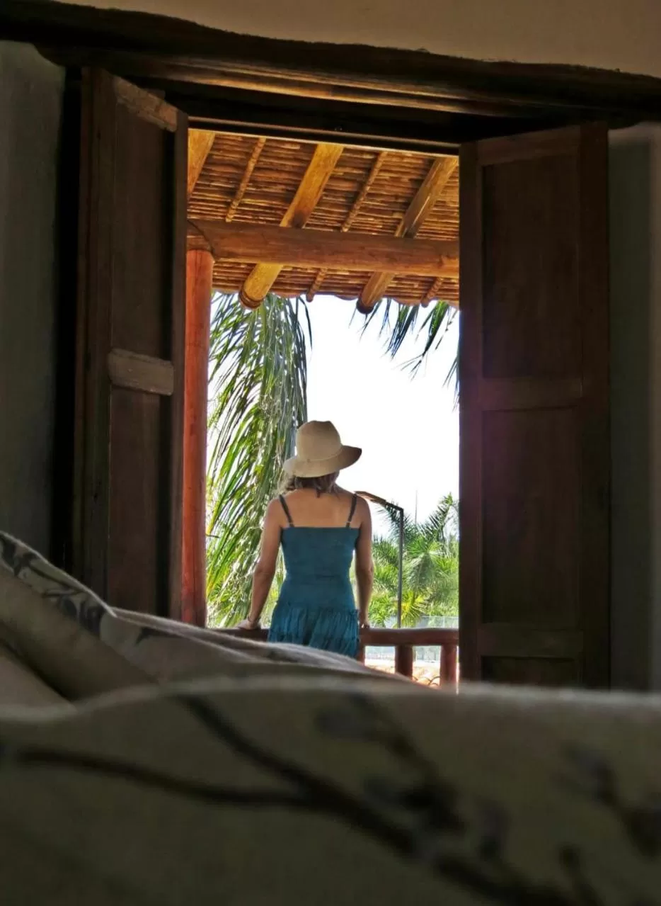 Pool View in Hotel Buenosaires Barichara