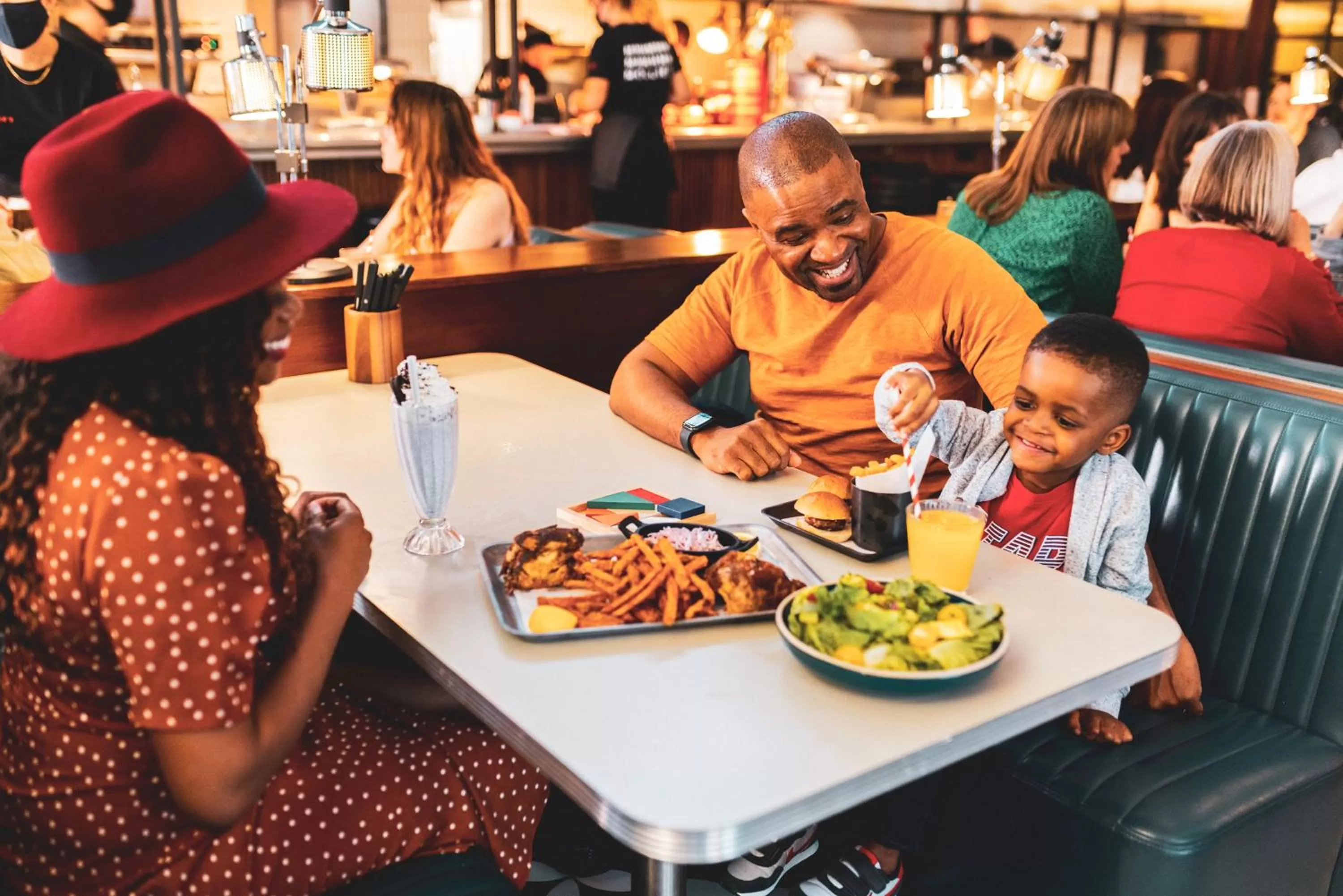 People in Mollie's Motel & Diner Oxfordshire