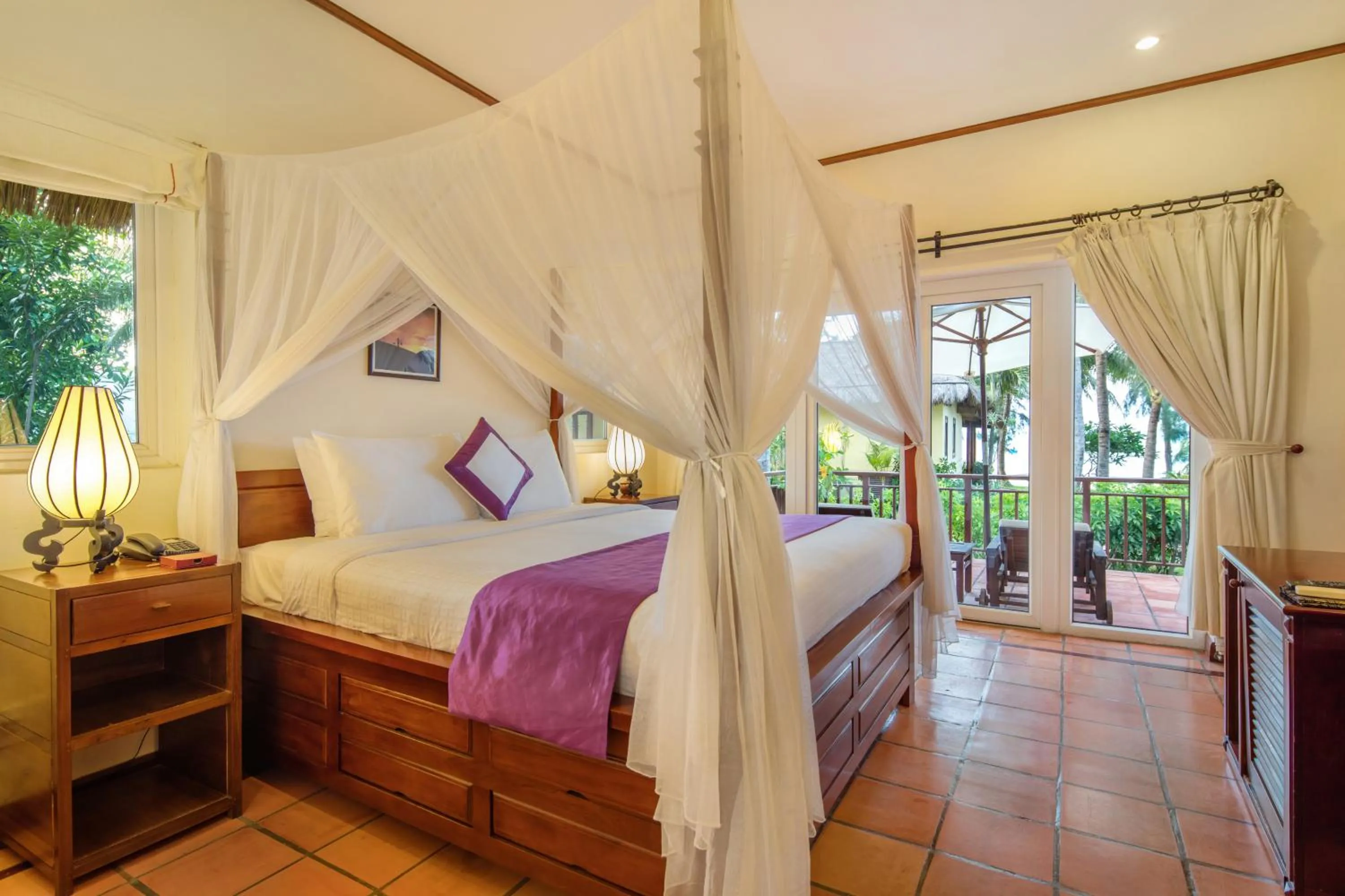 Bed in Victoria Phan Thiet Beach Resort & Spa