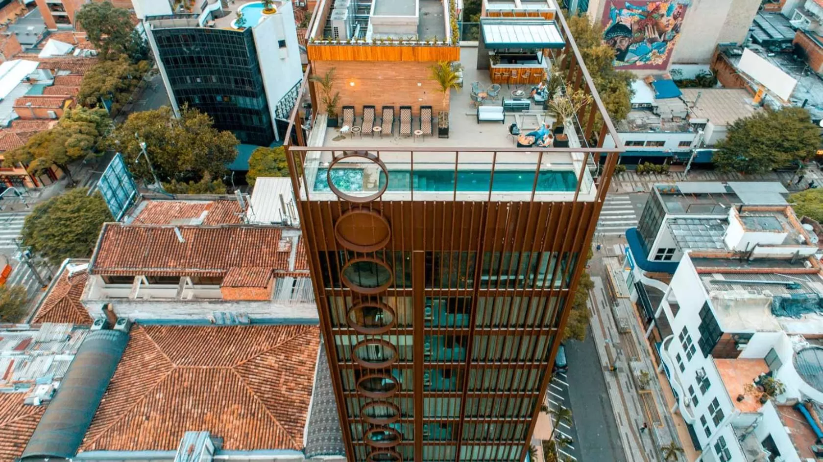 Bird's eye view in Hotel Marquee Medellín