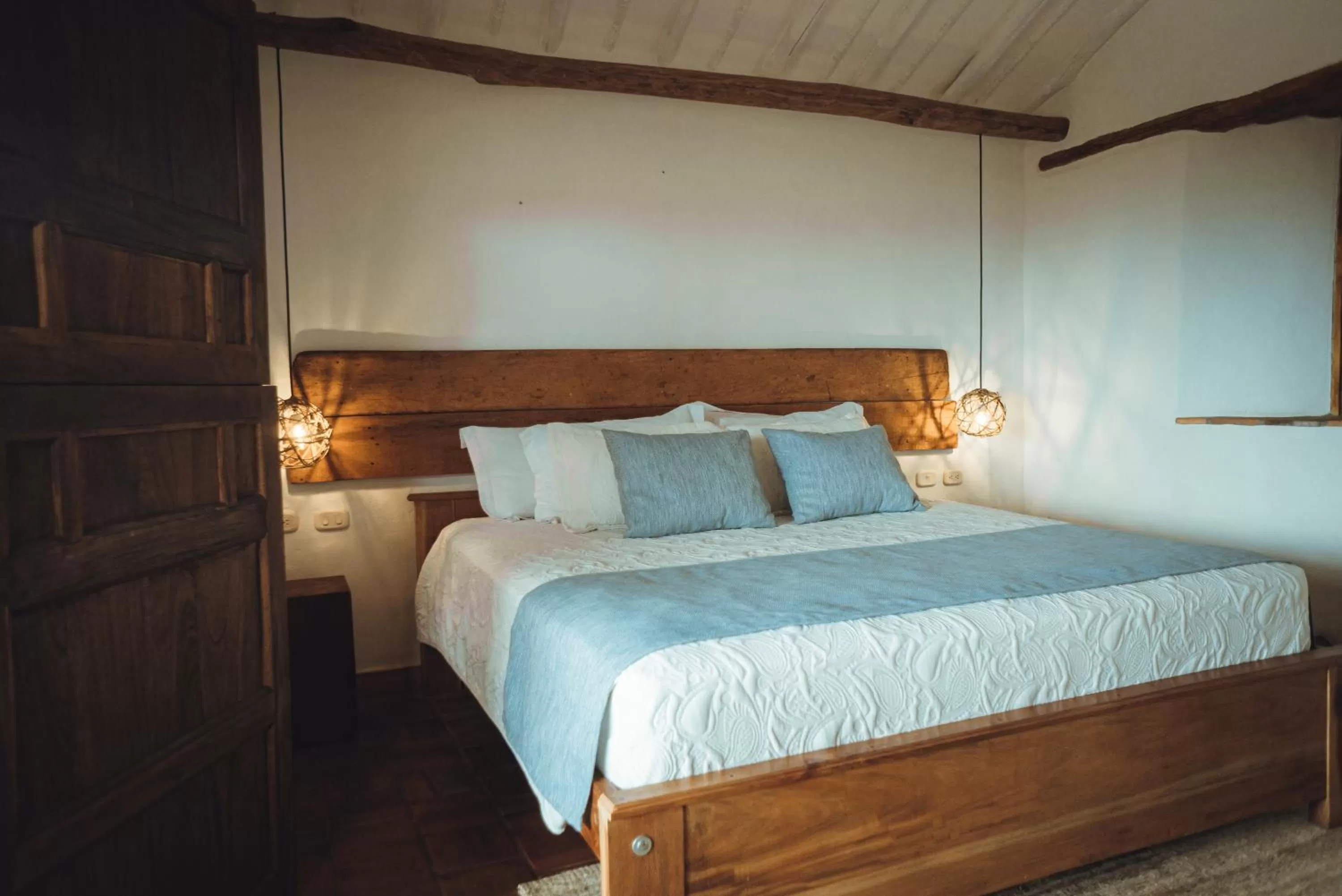 Property building, Bed in Hotel Buenosaires Barichara