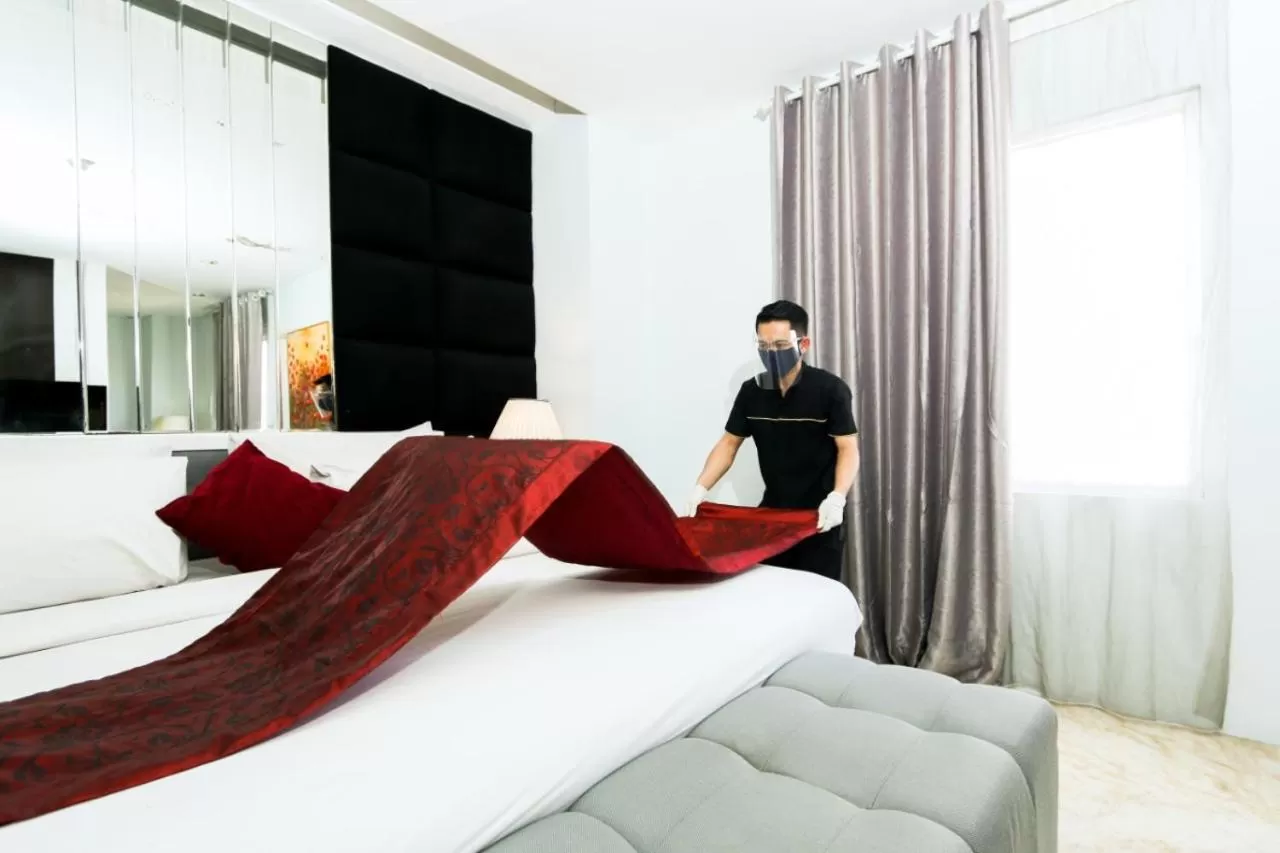 Bedroom, Bed in Gino Feruci Braga by KAGUM Hotels