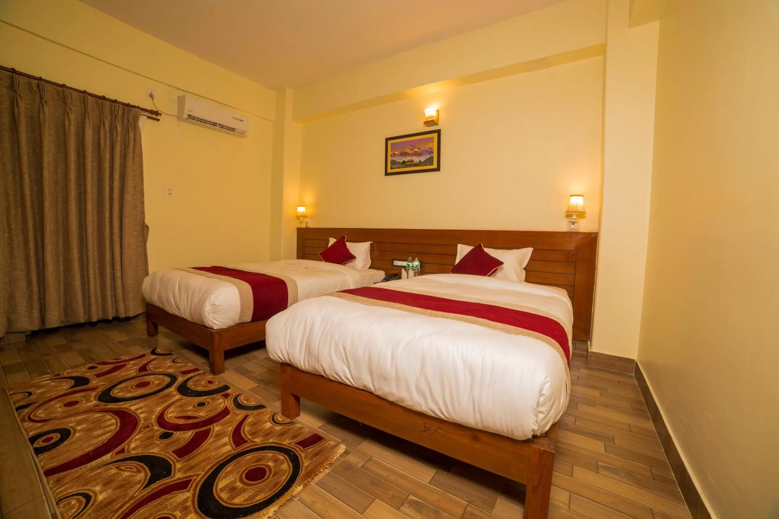 Bed in Hotel Elegant