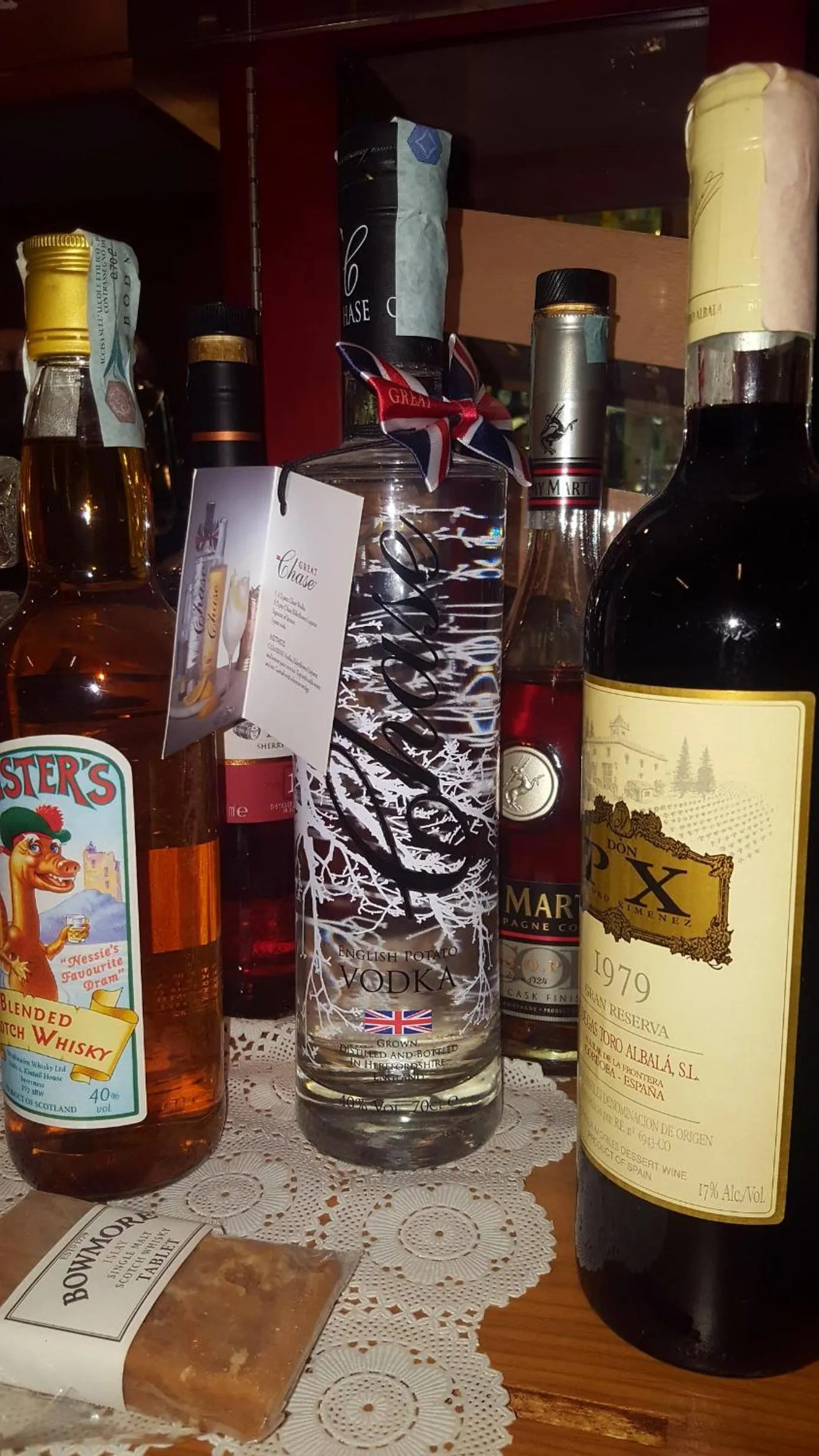 Alcoholic drinks in Hotel Andreis