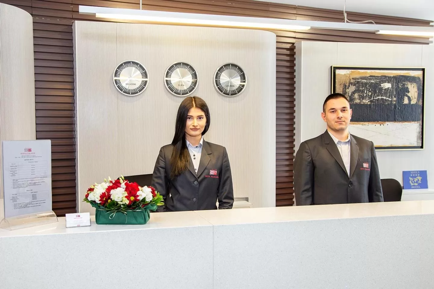 Staff in Sofia Palace Hotel by HMG