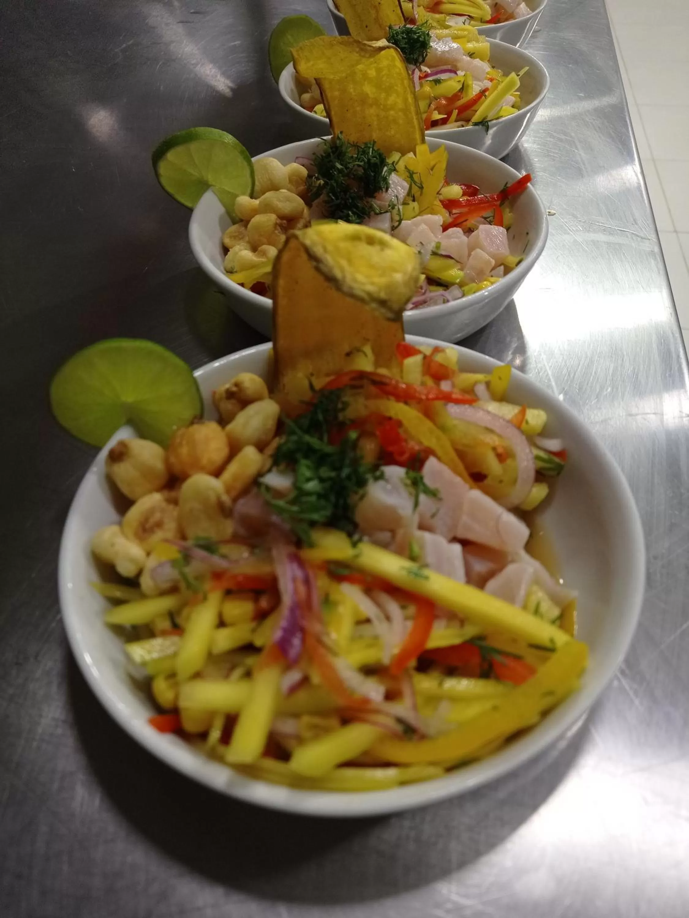 Food in Hotel Refugio Pozo Azul