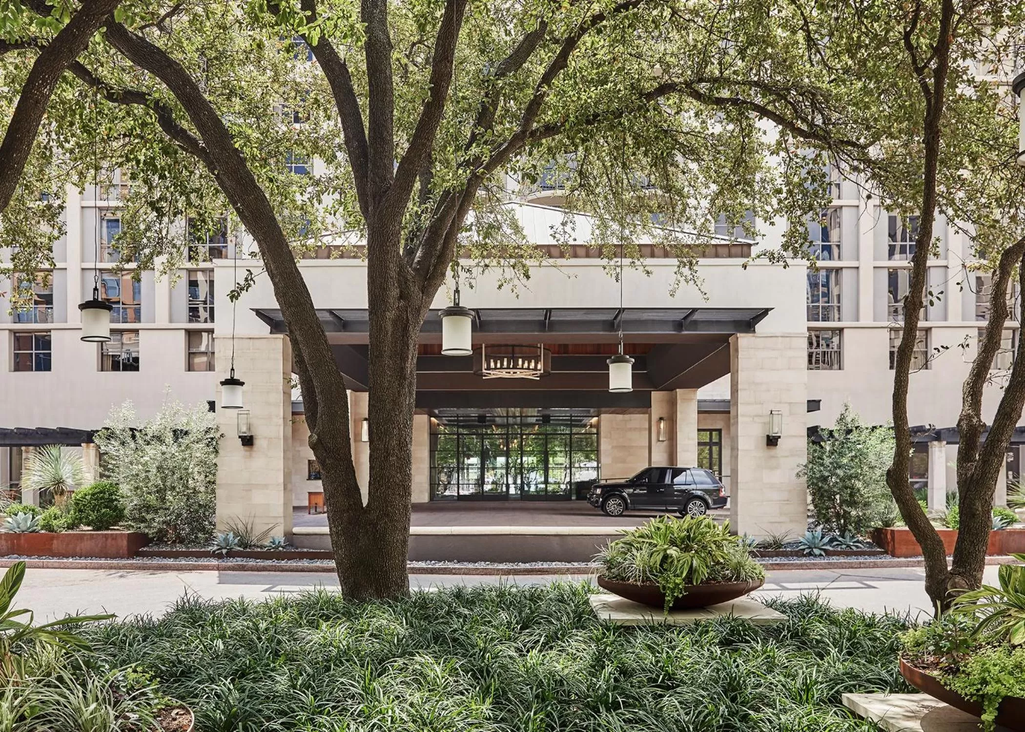 Facade/entrance in Four Seasons Hotel Austin