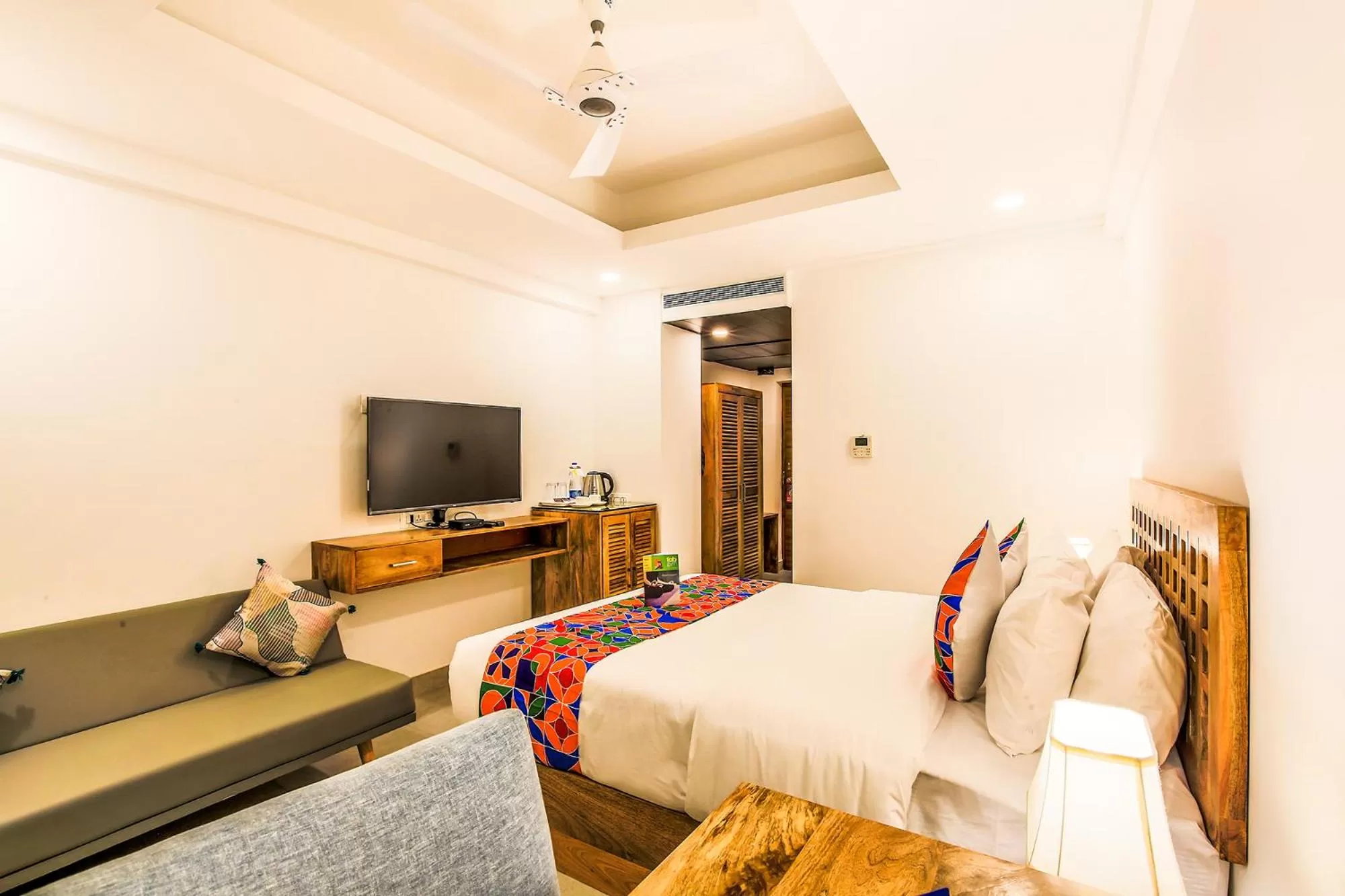 Bedroom in FabHotel Casa Kiara With Pool Side Bar - Nr Calangute Beach