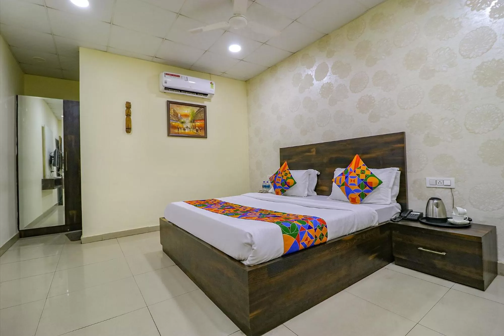 Photo of the whole room, Bed in FabHotel Heaven Agya Ludhiana