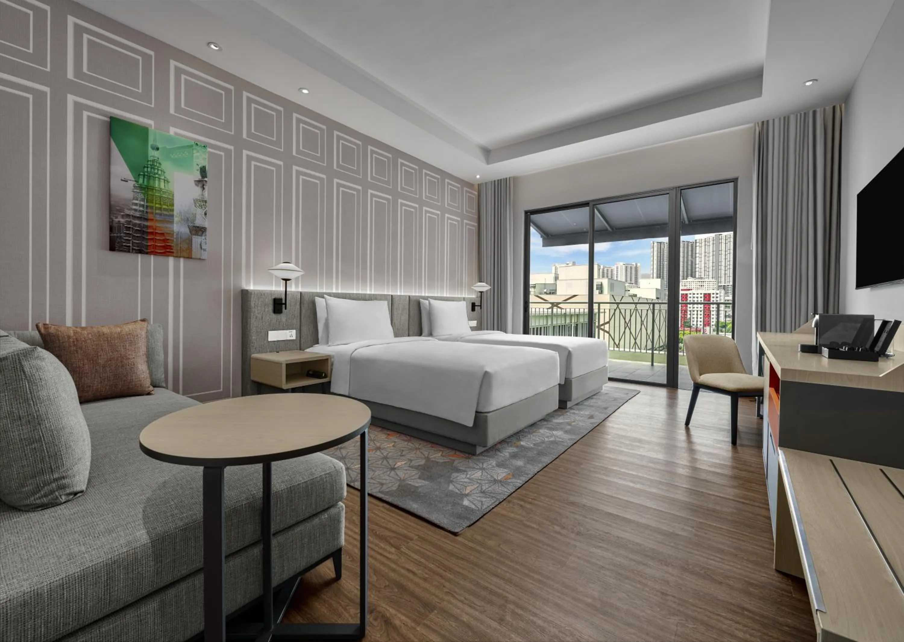 Bed in Hyatt Place Kuala Lumpur Bukit Jalil