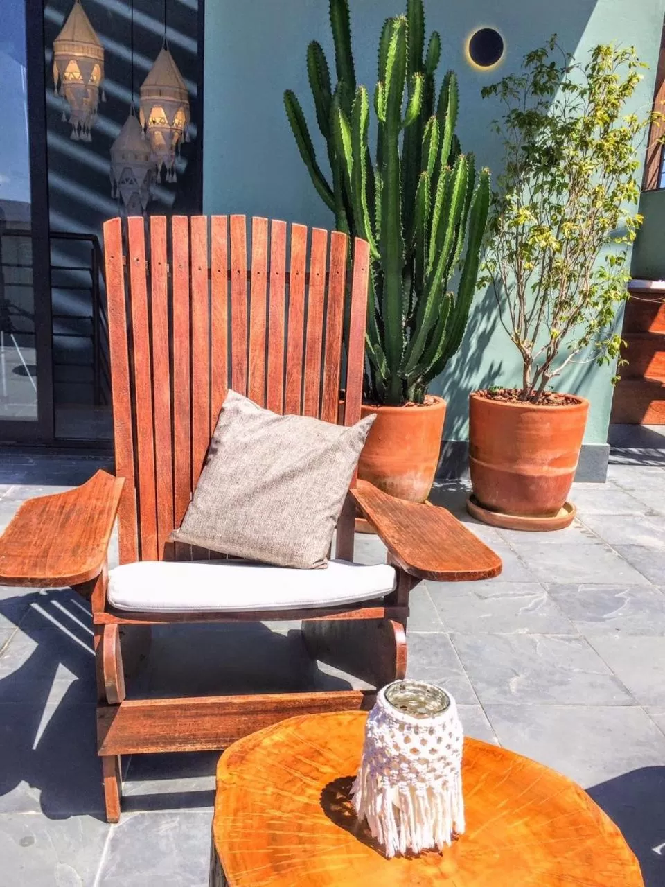 Balcony/Terrace in Hospedaria da Lagoa