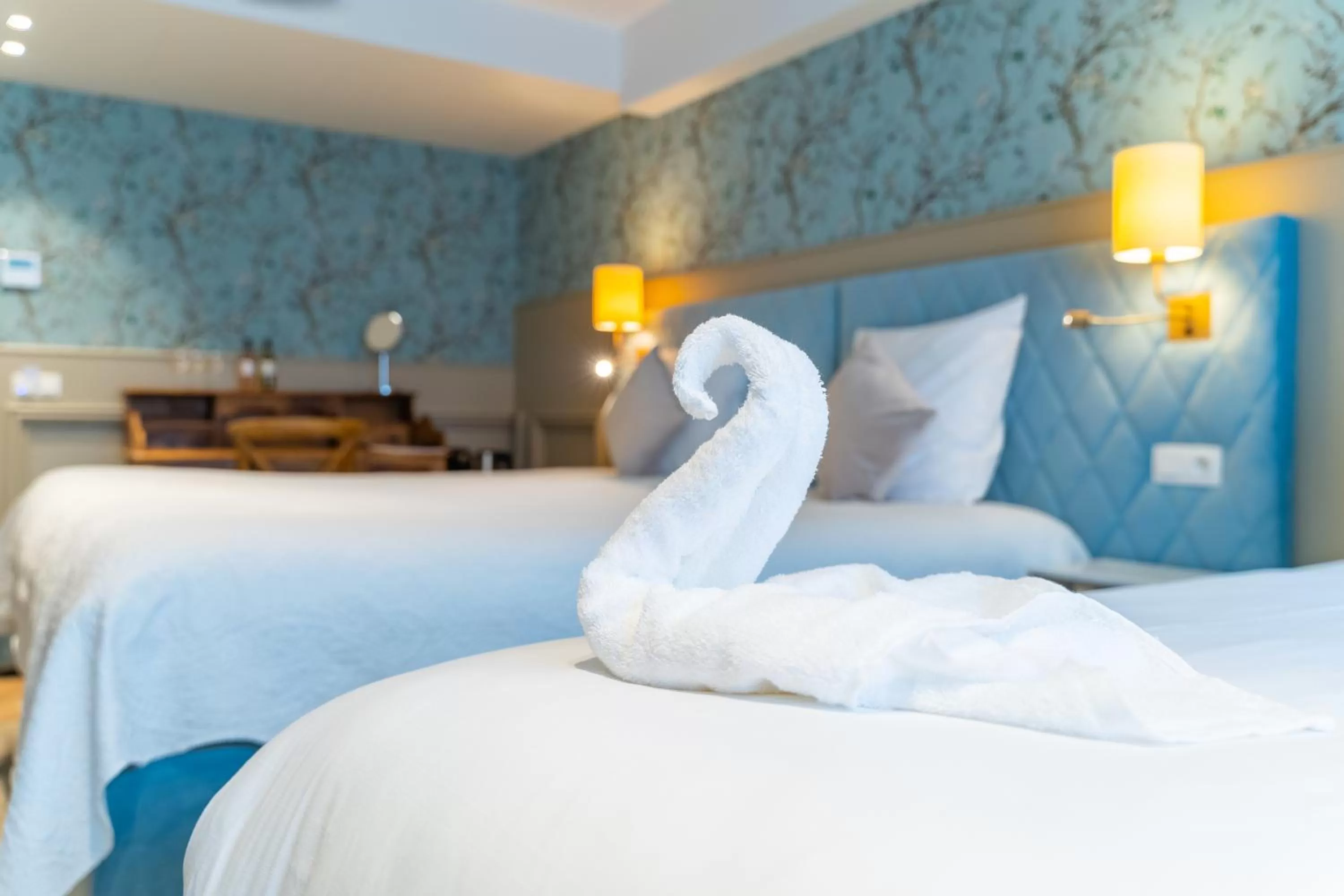 Bed in Grand Hotel Normandy by CW Hotel Collection