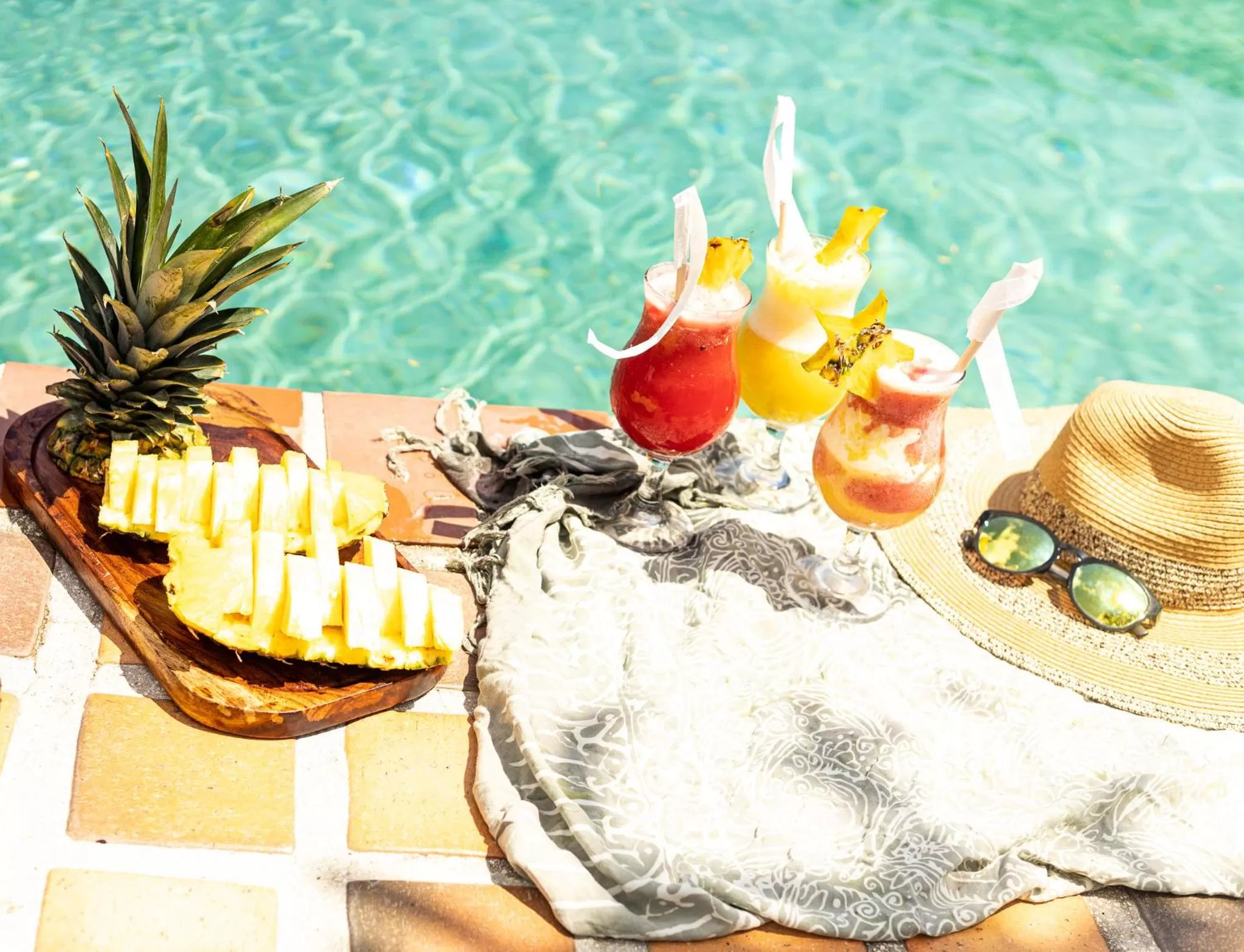 Pool view in Hotel El Rancho