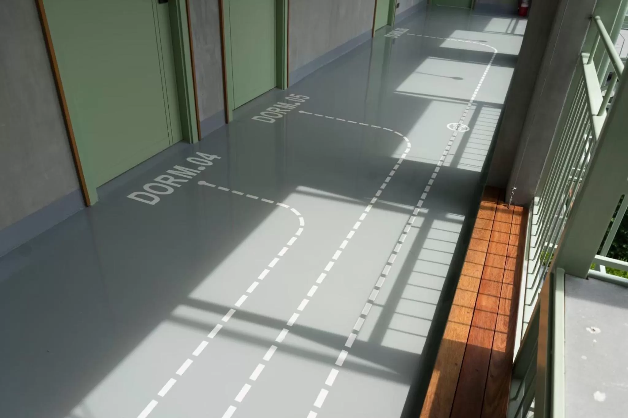 Decorative detail in Samsen Street Hotel