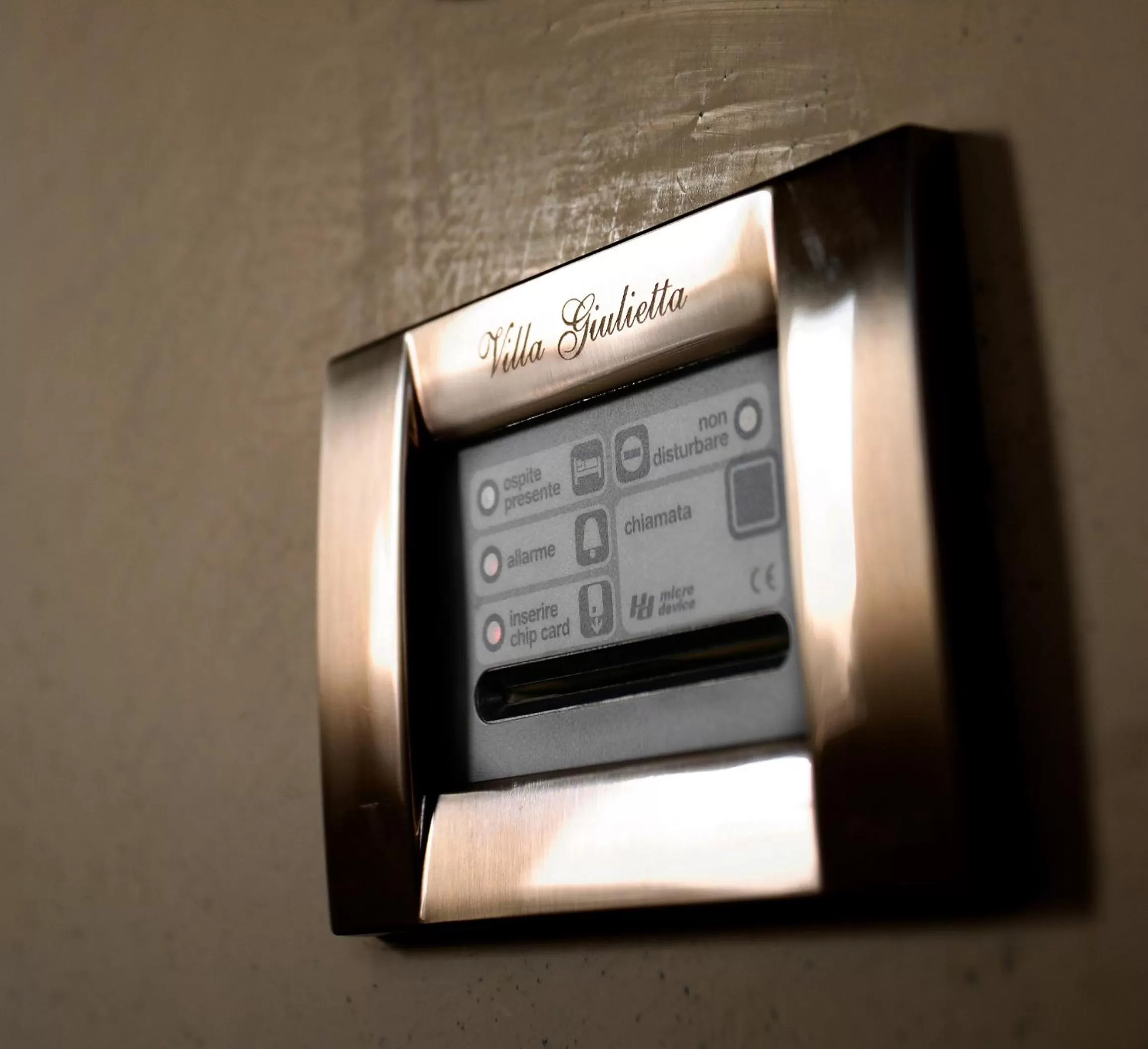 Decorative detail in Hotel Villa Giulietta