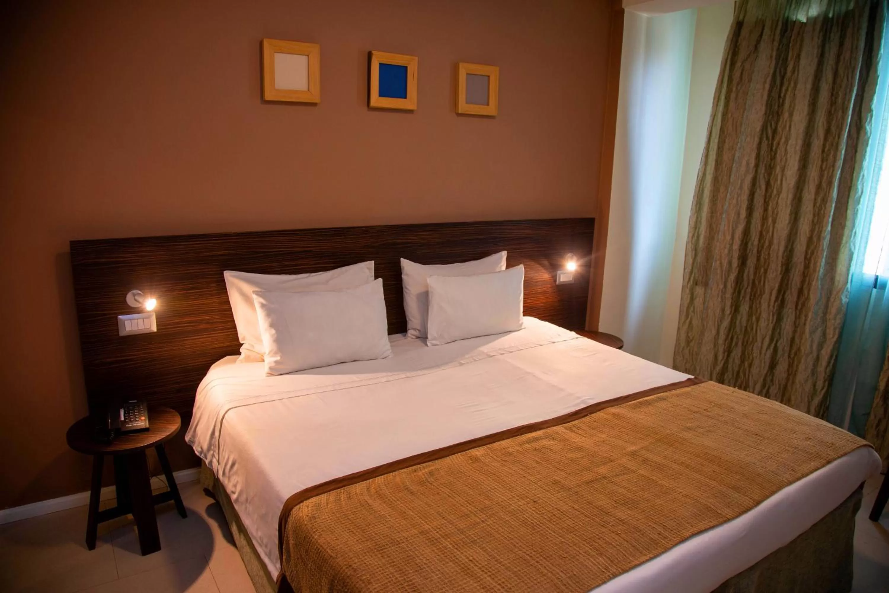 Bed in Hotel La Villette