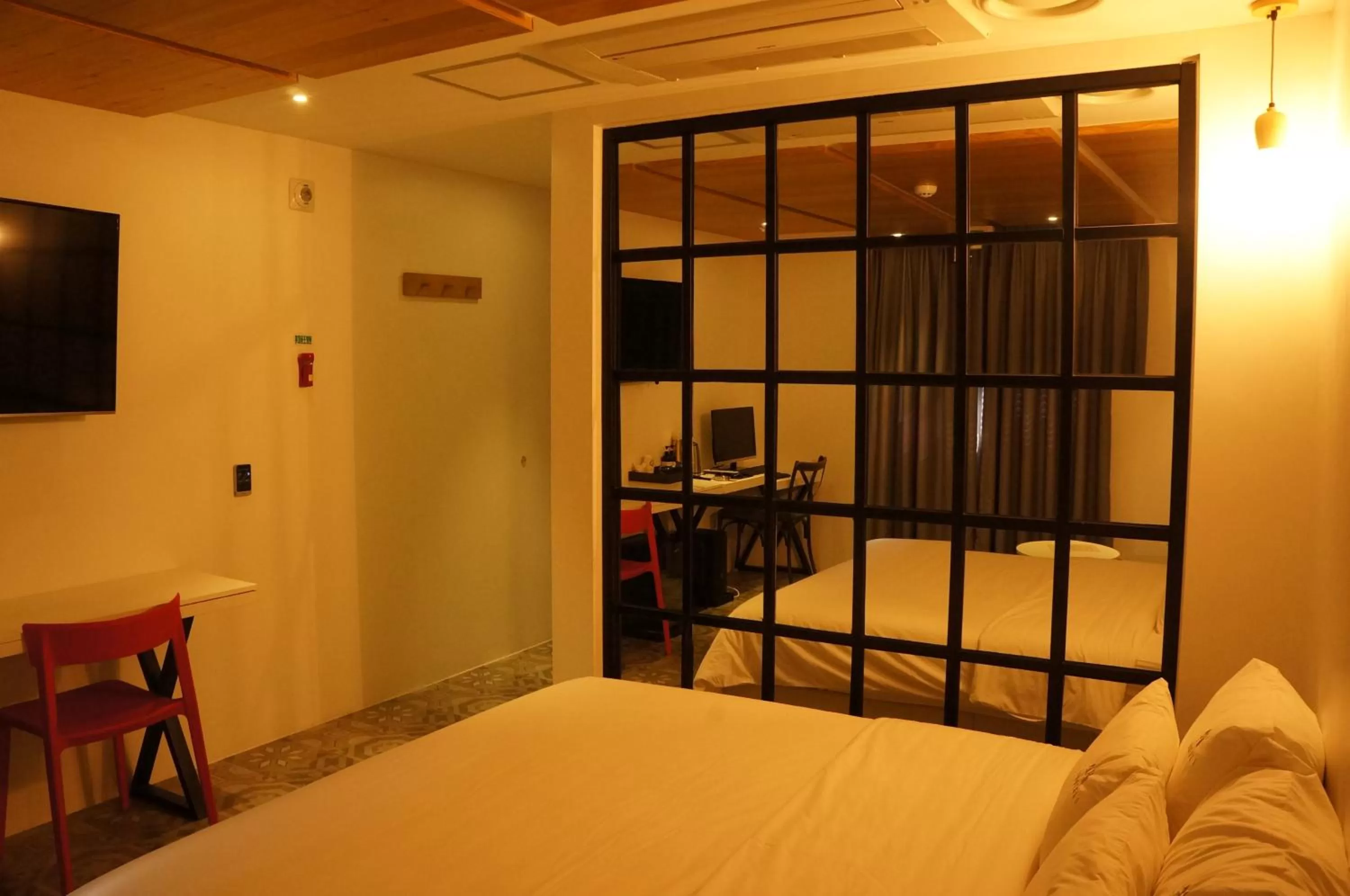 Bed in SOYU Hotel
