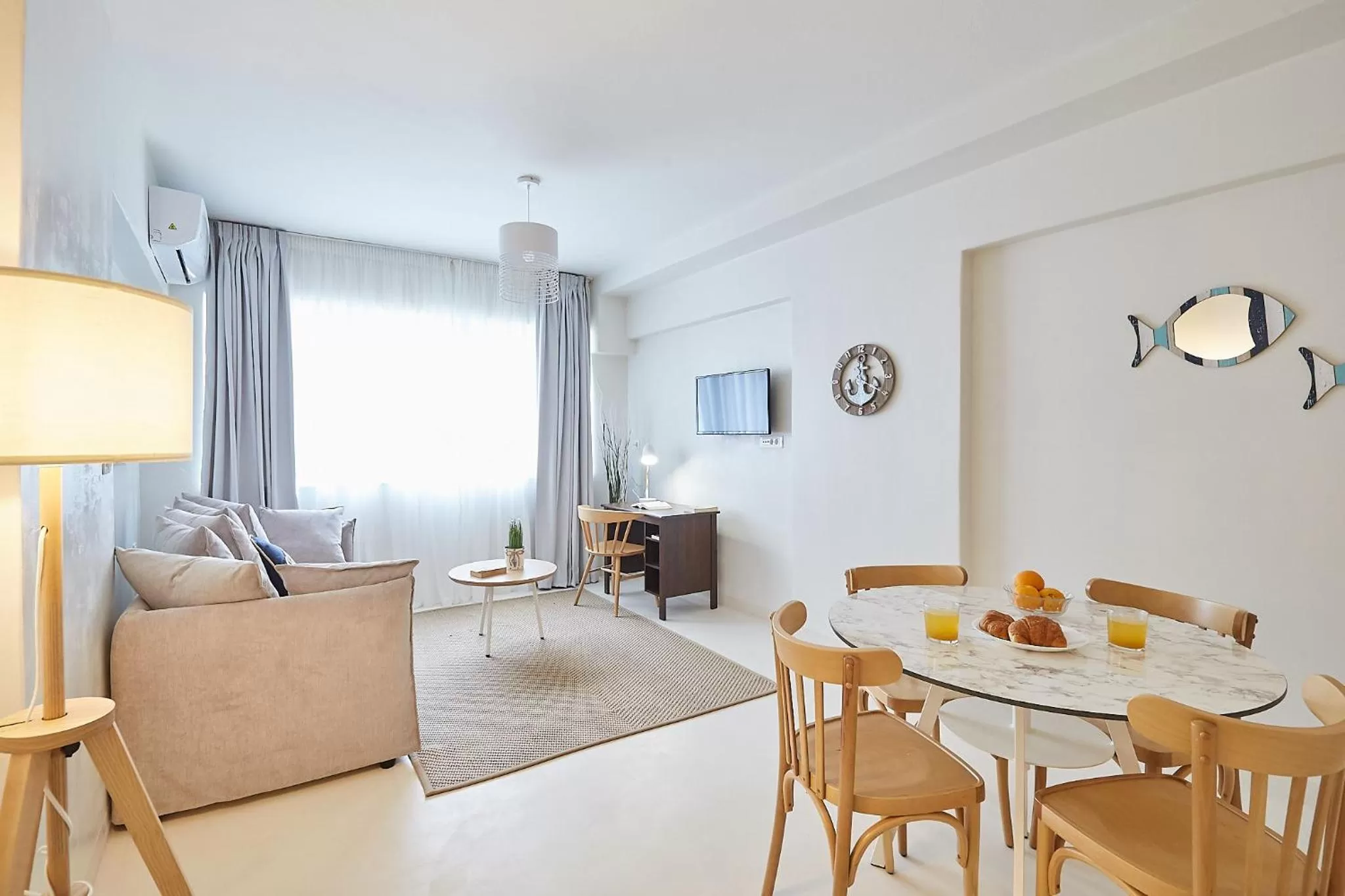 Living room, Dining Area in toStay-Unique apartment hotel in Athens center!