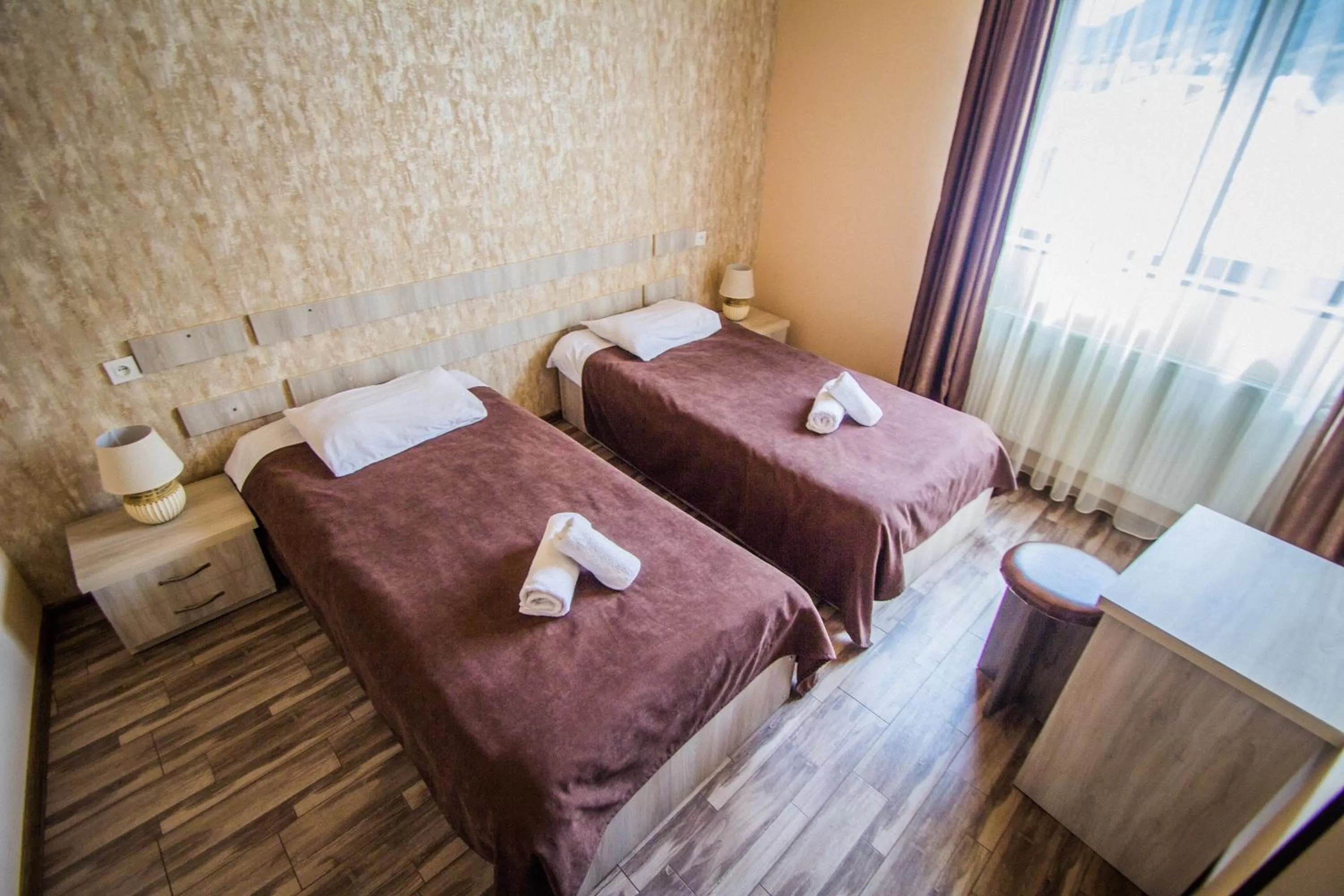 Bedroom, Bed in Hotel Svanseti