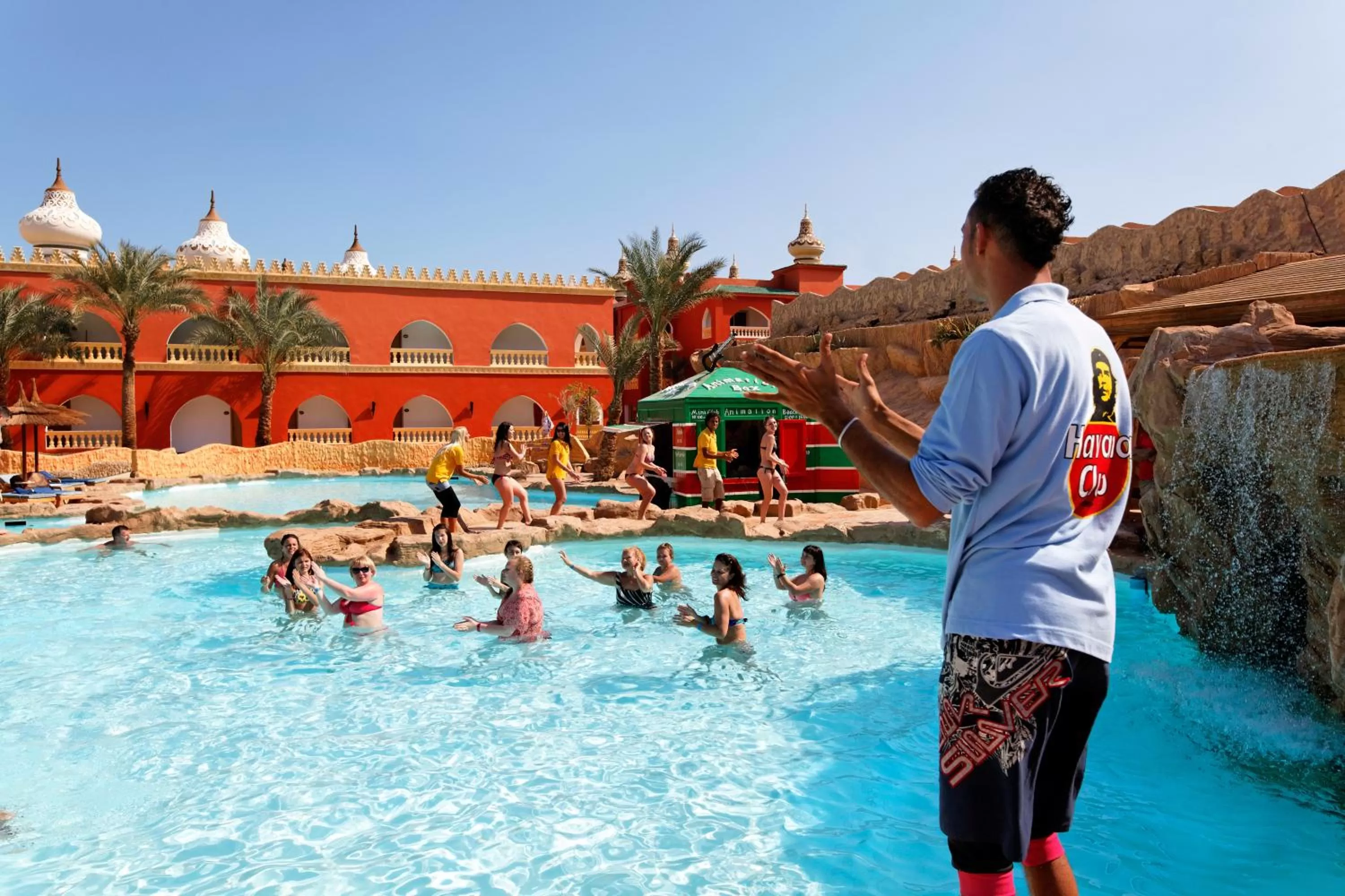 Swimming pool in Pickalbatros Alf Leila Wa Leila Resort - Neverland Hurghada