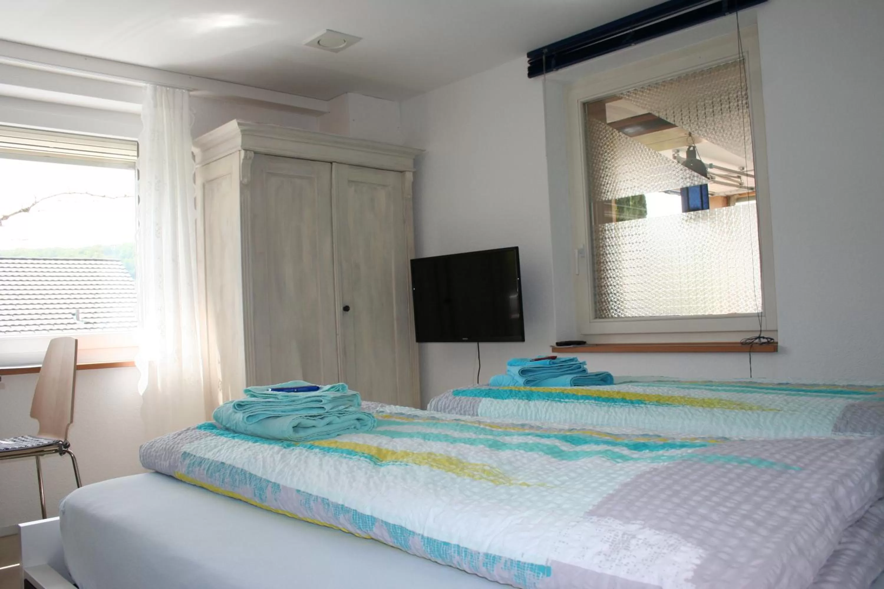 Bed in BnB Mönthal im Jurapark