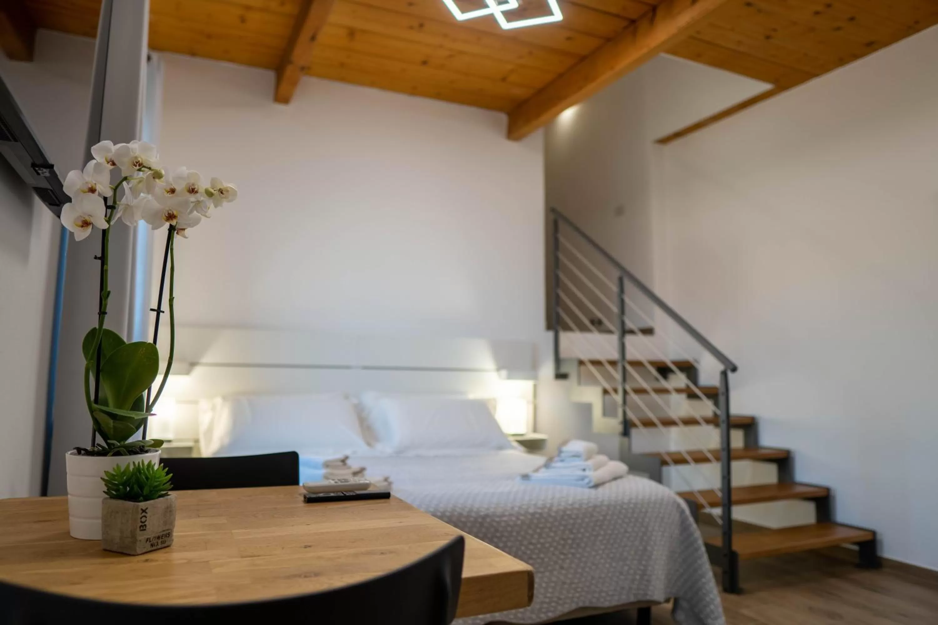 Photo of the whole room, Bed in Residence Le Palme