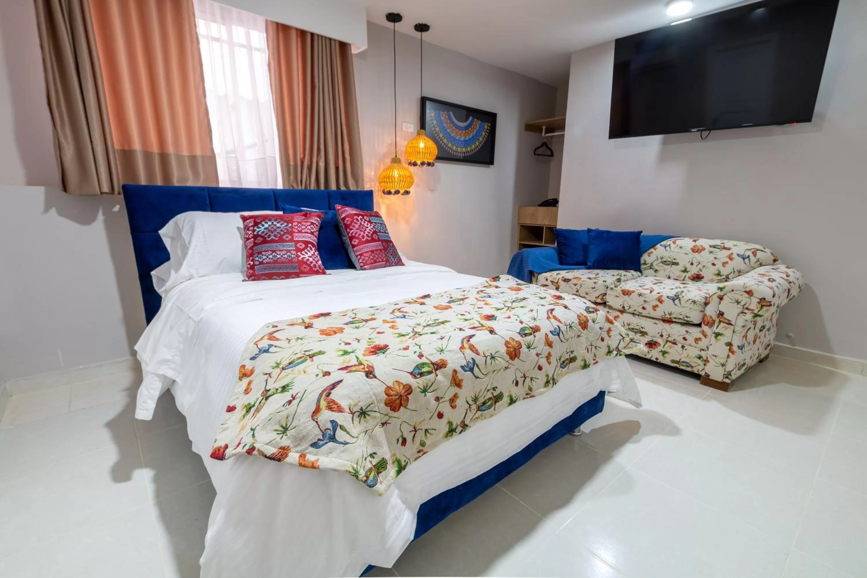 Bed in Hotel Boutique CASA CHUNUU Santa Marta