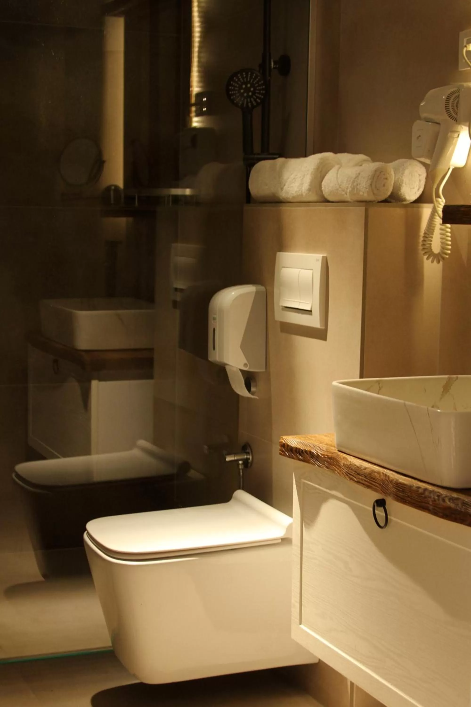 Bathroom in Hotel Driada