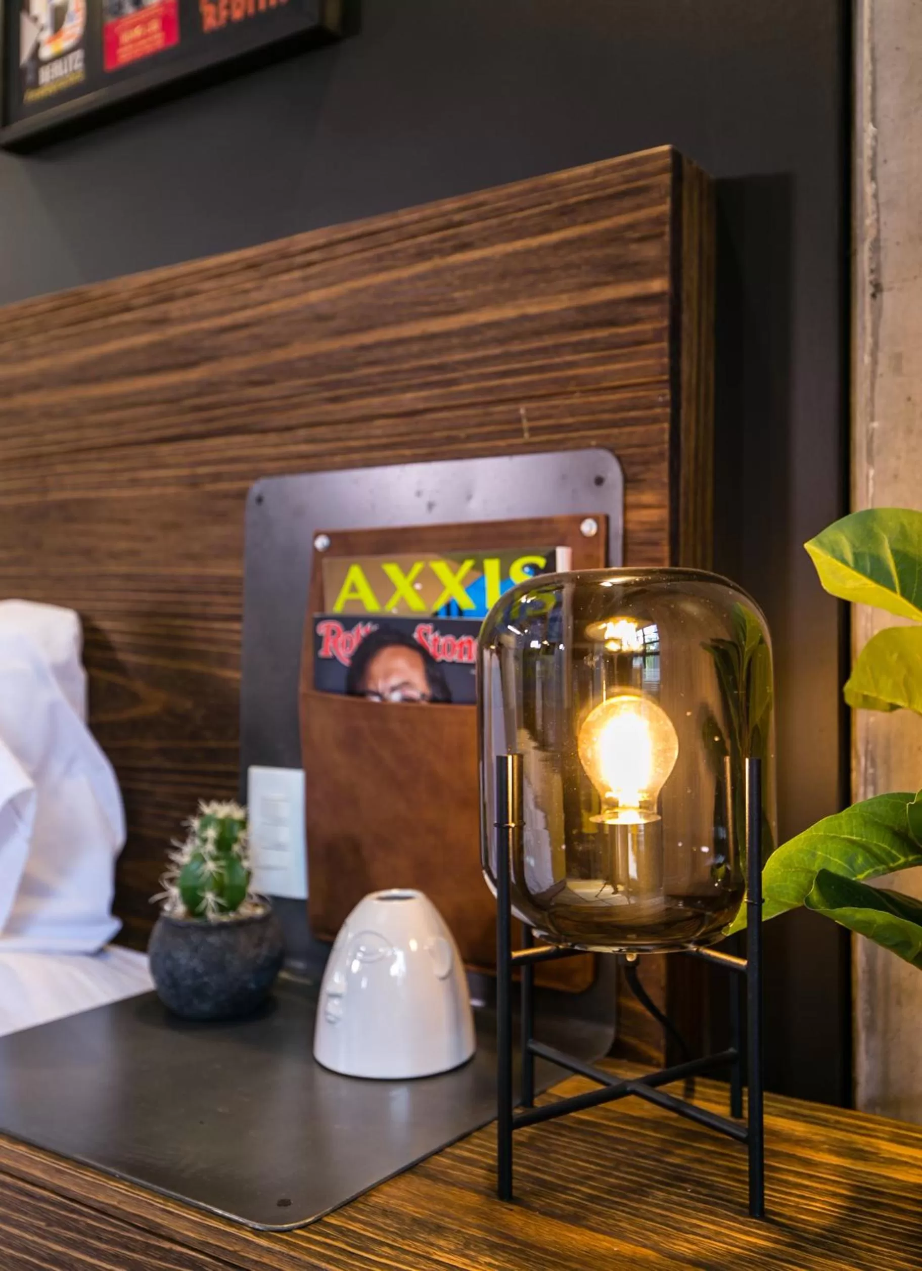 Decorative detail in Factory Lofts Hotel