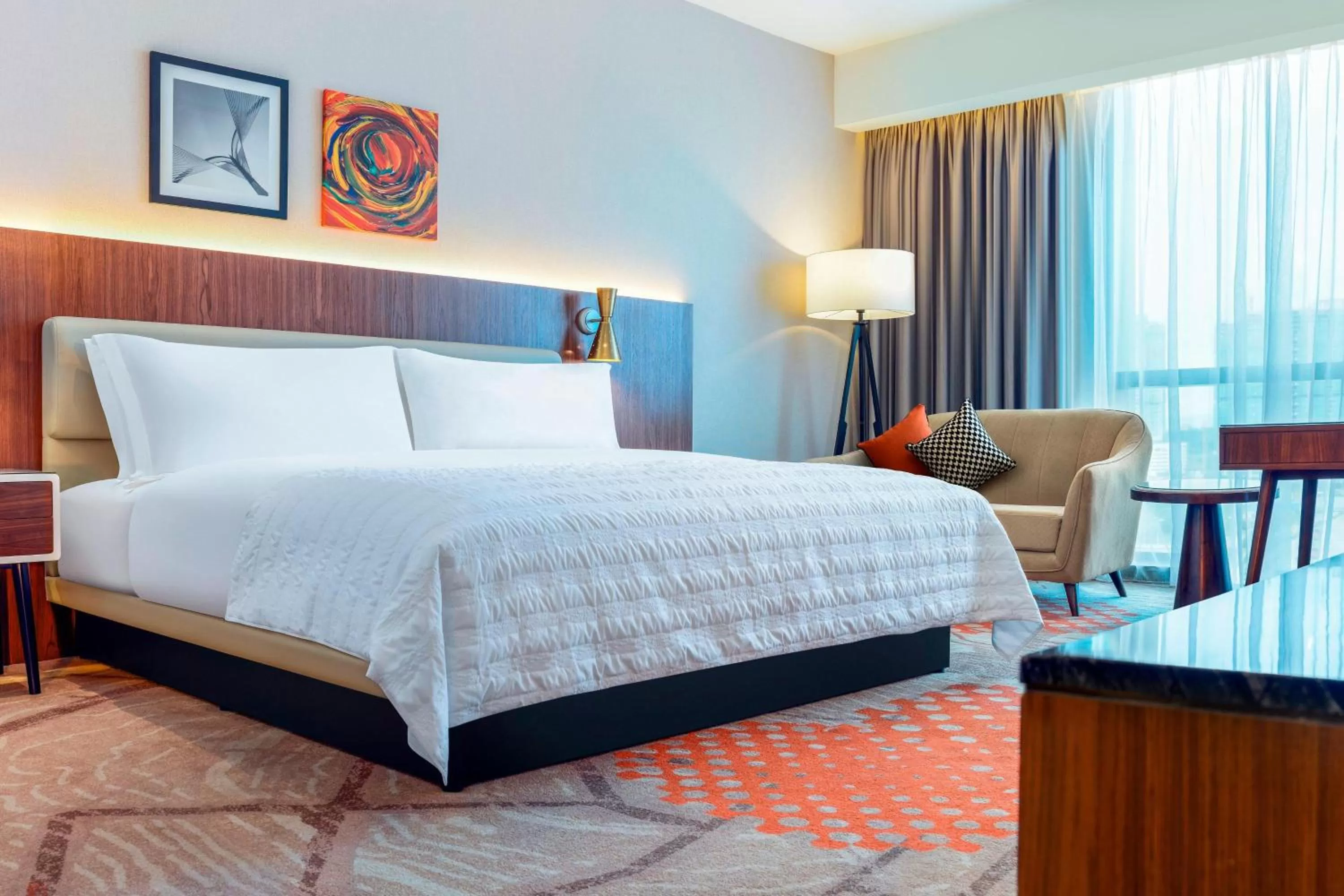 Photo of the whole room, Bed in Le Meridien Putrajaya