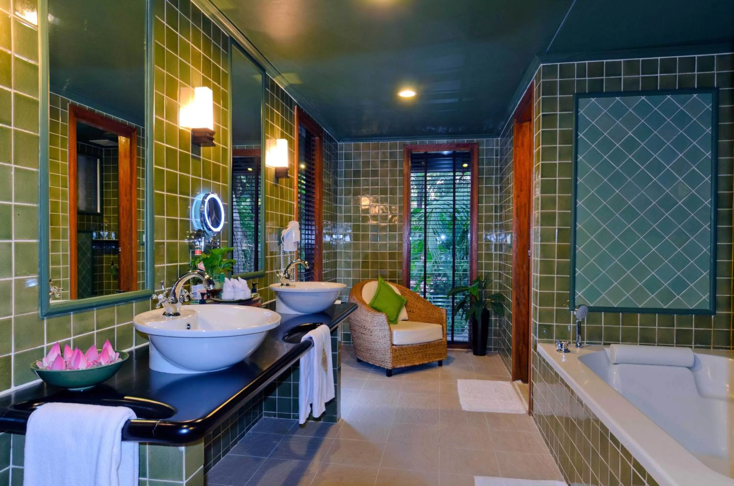 Bathroom in Angkor Village Hotel - Small Luxury Hotels of the World