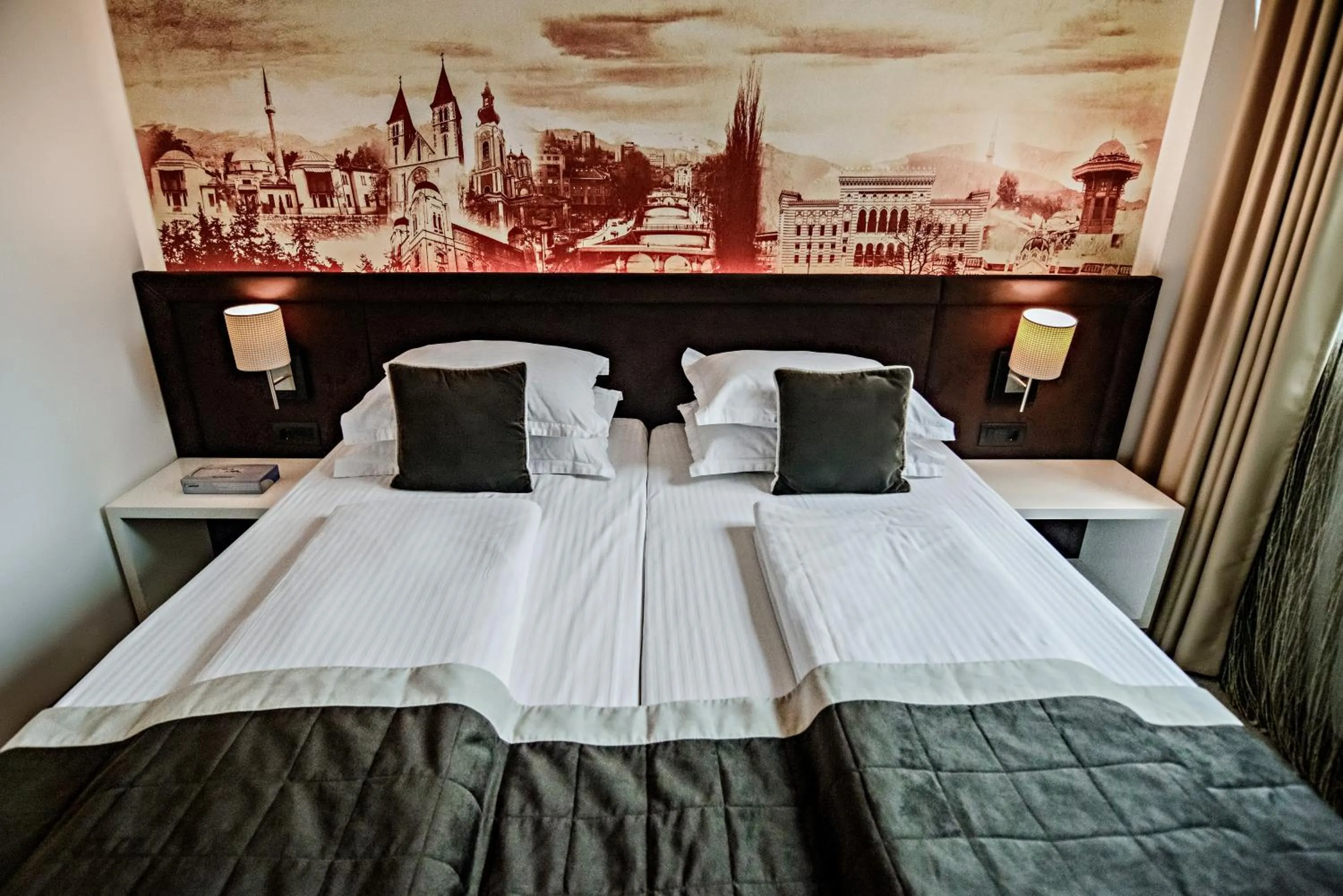 Bed in Hotel President Sarajevo