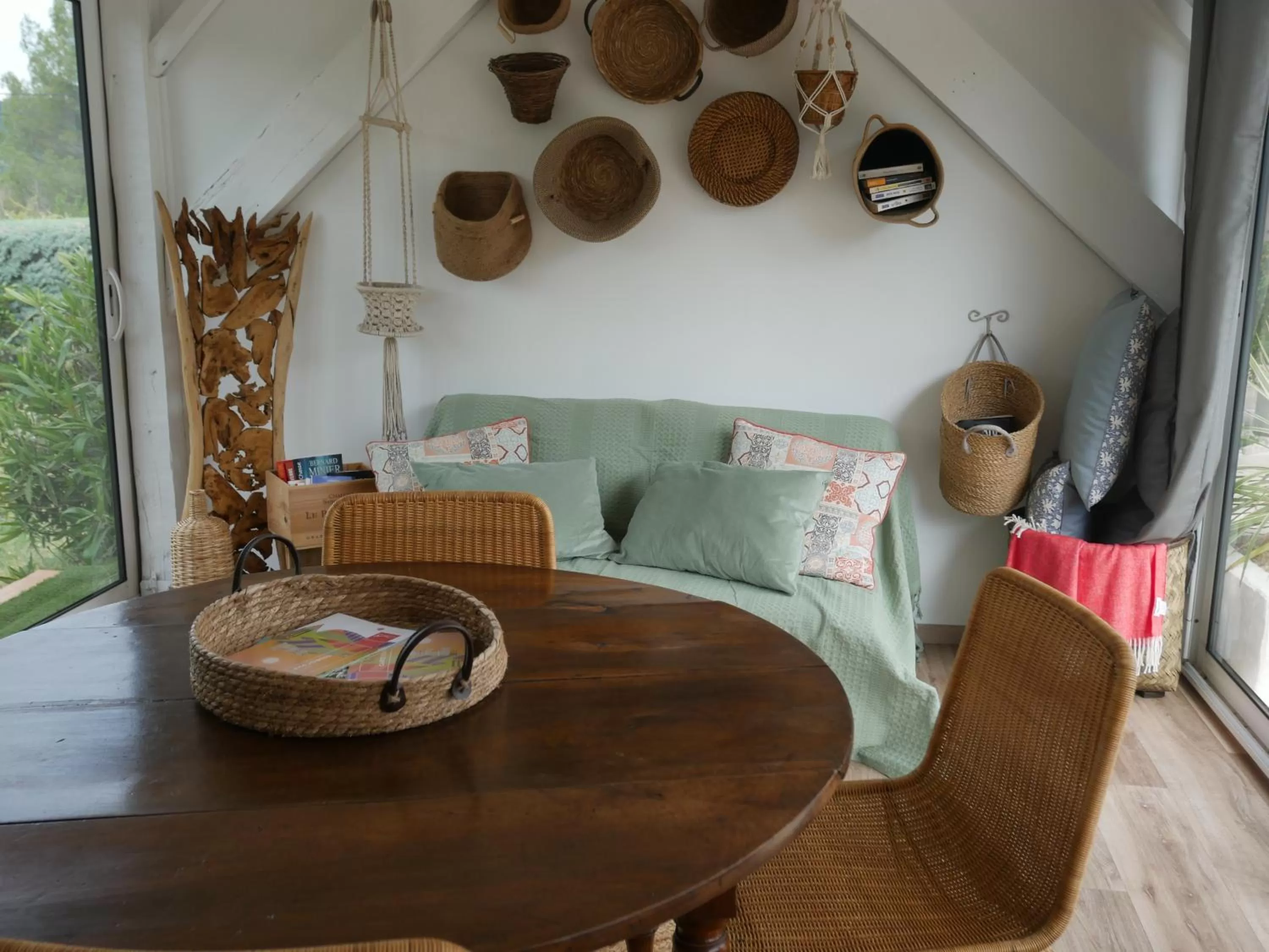 Seating area in La Bastide du Mûrier