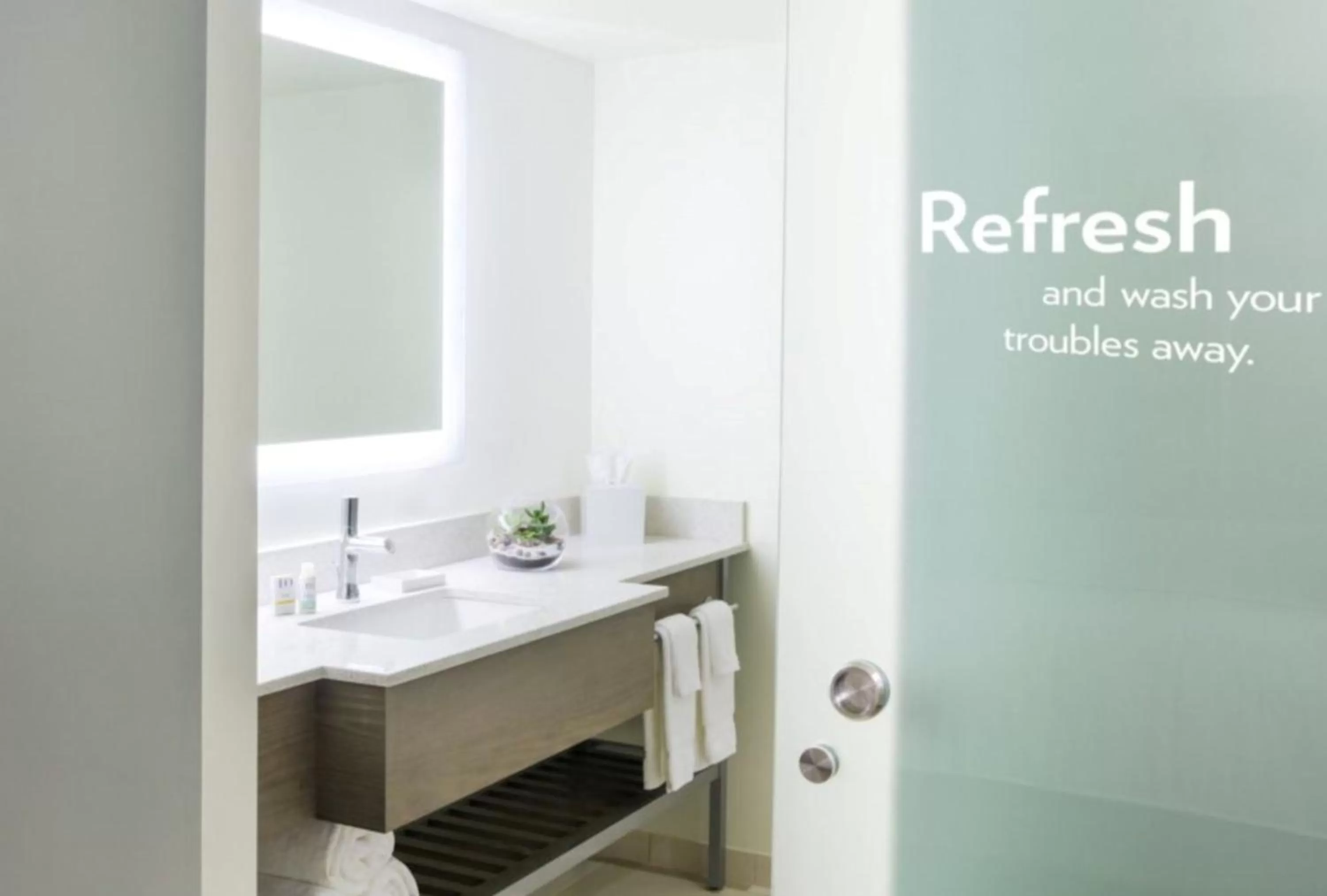 Bathroom in EVEN Hotel Rockville - Washington, DC Area by IHG