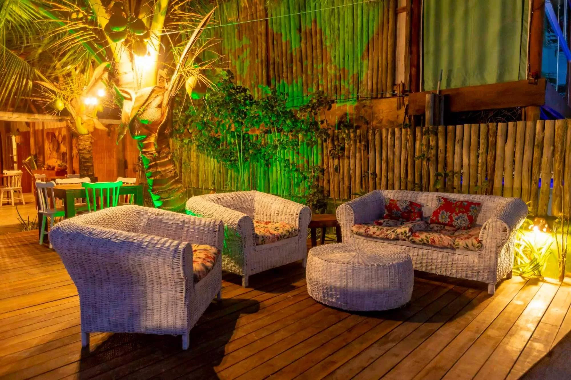 Seating area in Pousada Villa Tatuamunha