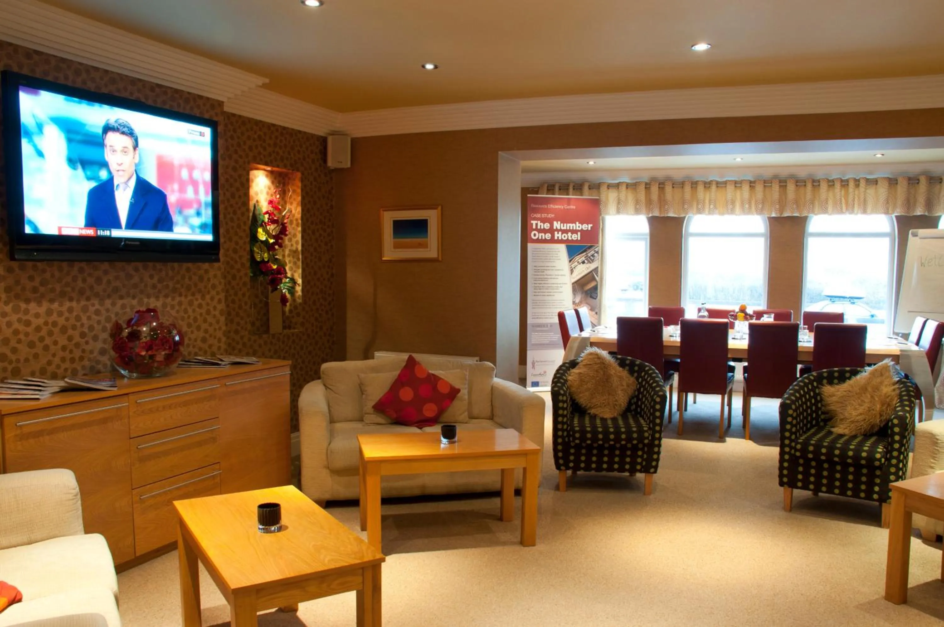 Seating area in Number One South Beach