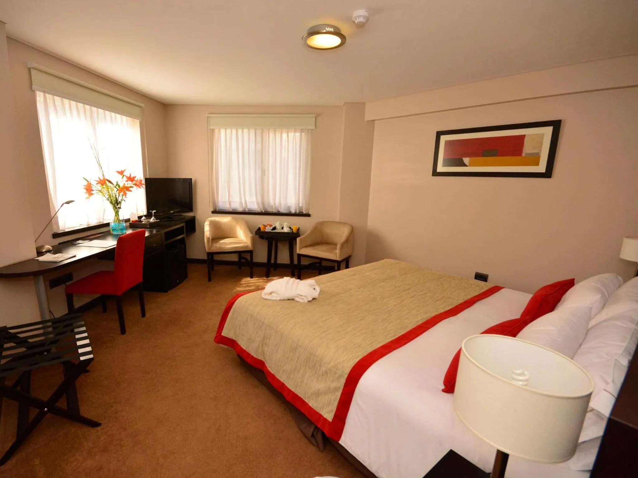 Bedroom, Bed in Neuquén Tower Hotel