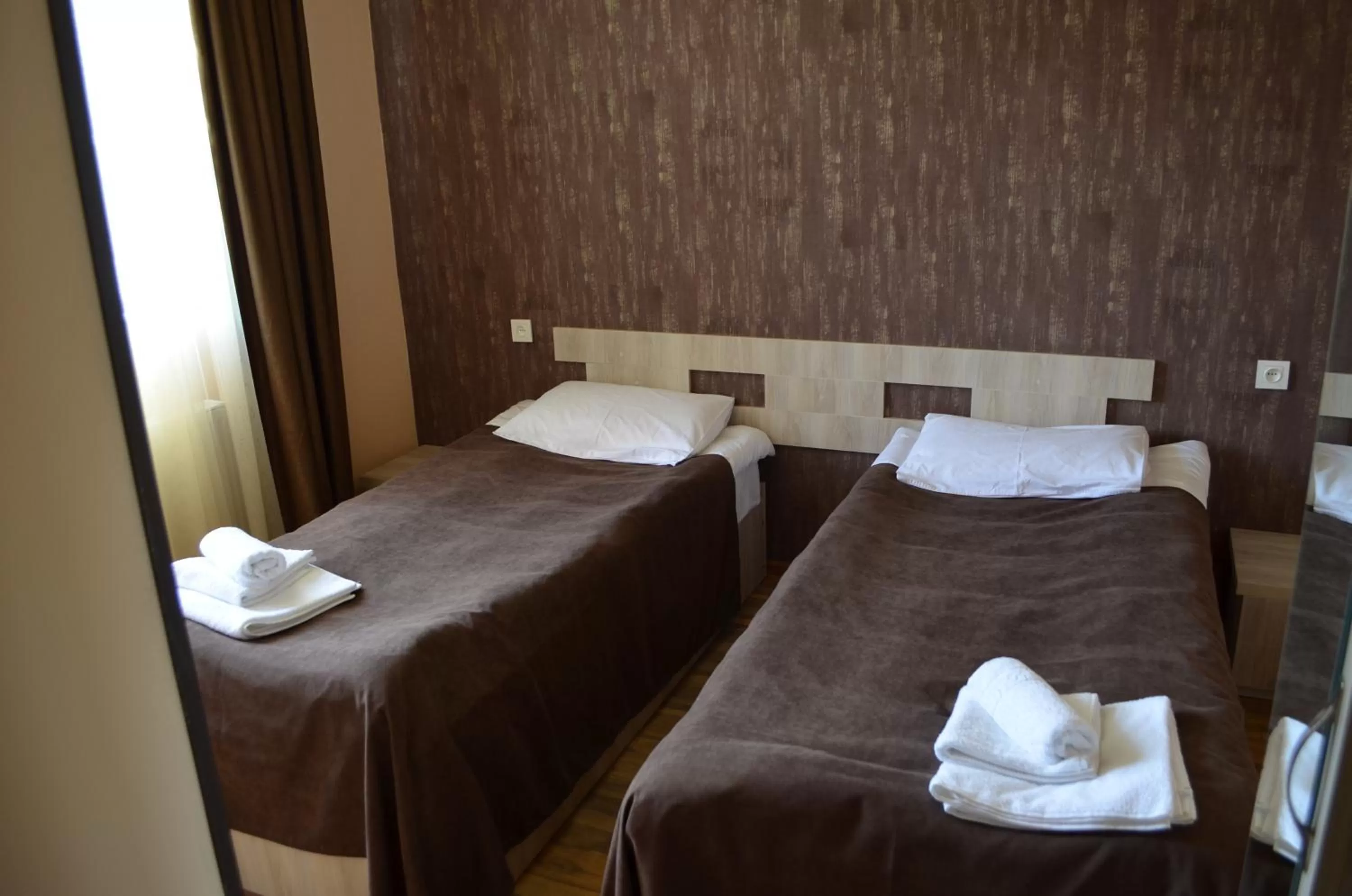 Bedroom, Bed in Hotel Svanseti